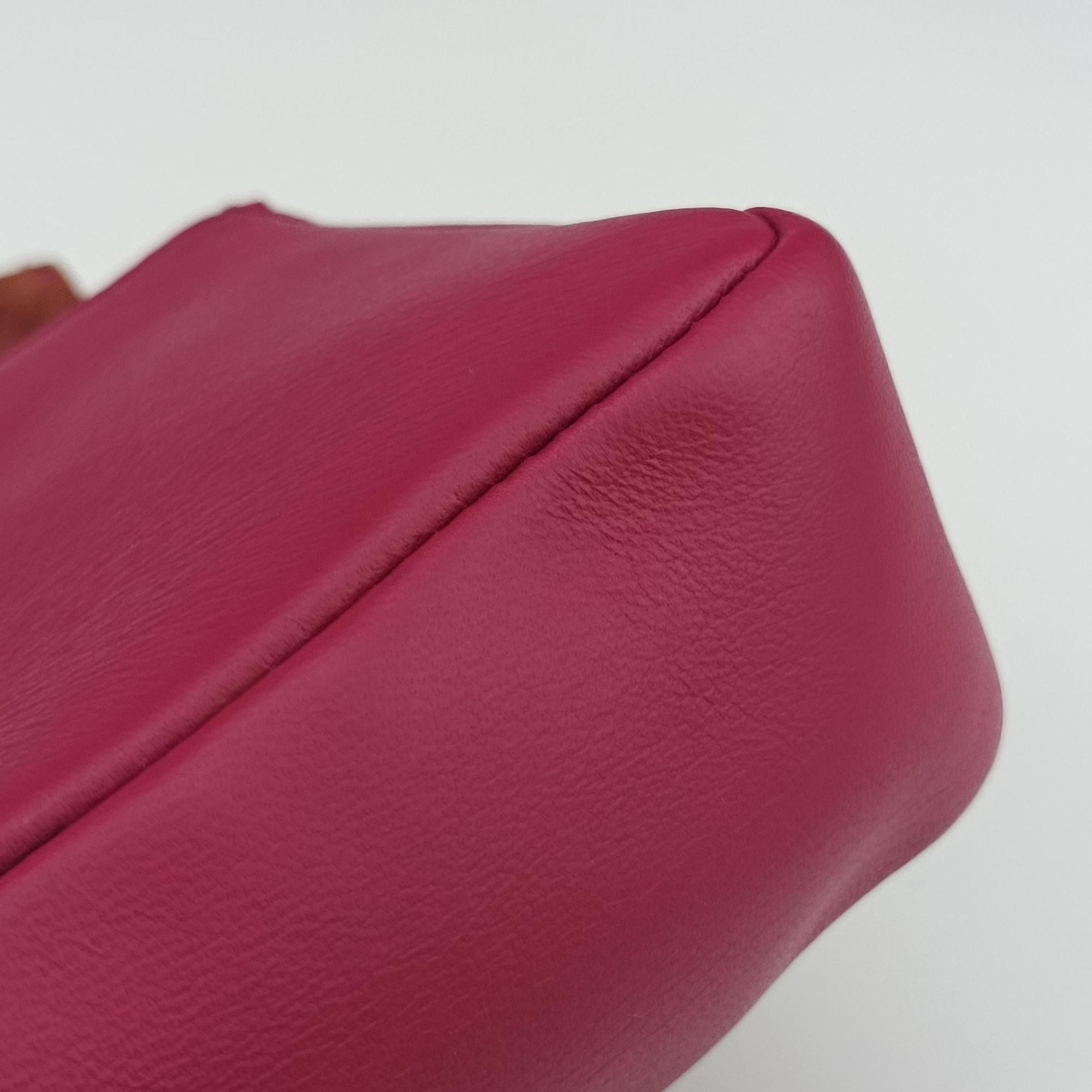 Secondhand Fendi Mini Be Baguette Rose Leather 8M0315 shoulderbag | stylenewstar