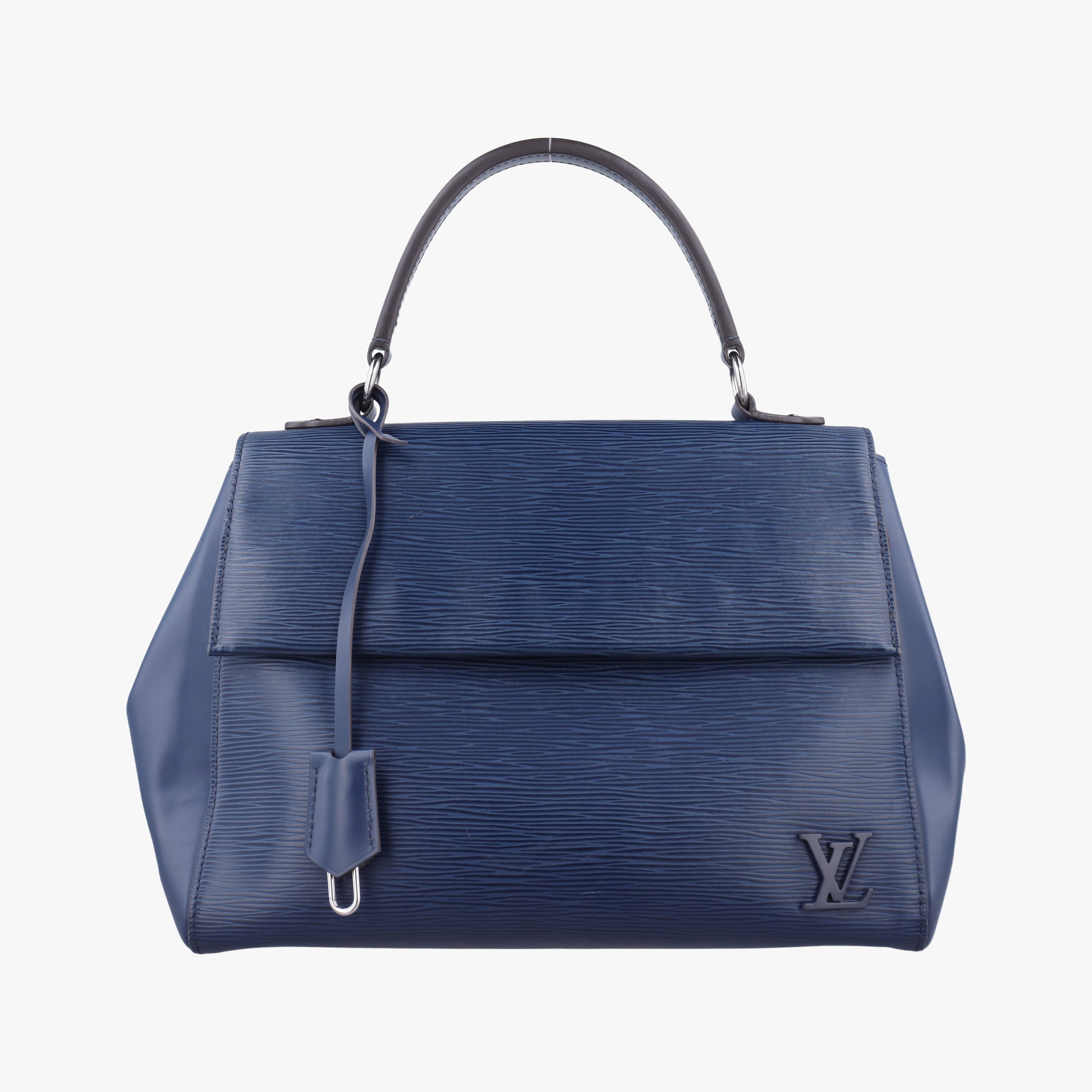 Pre-owned Louis Vuitton Cluny MM Navy Epi M41299 handbag | stylenewstar