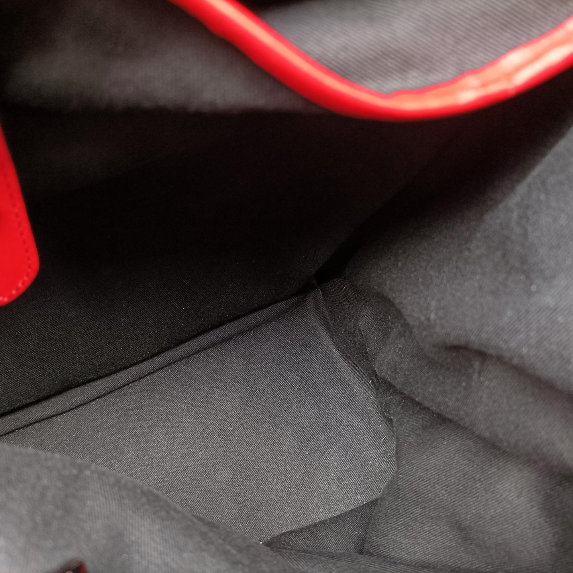 Pre-owned Christian Louboutin Explorafunk Black x Red leather  backpack/rucksack | stylenewstar