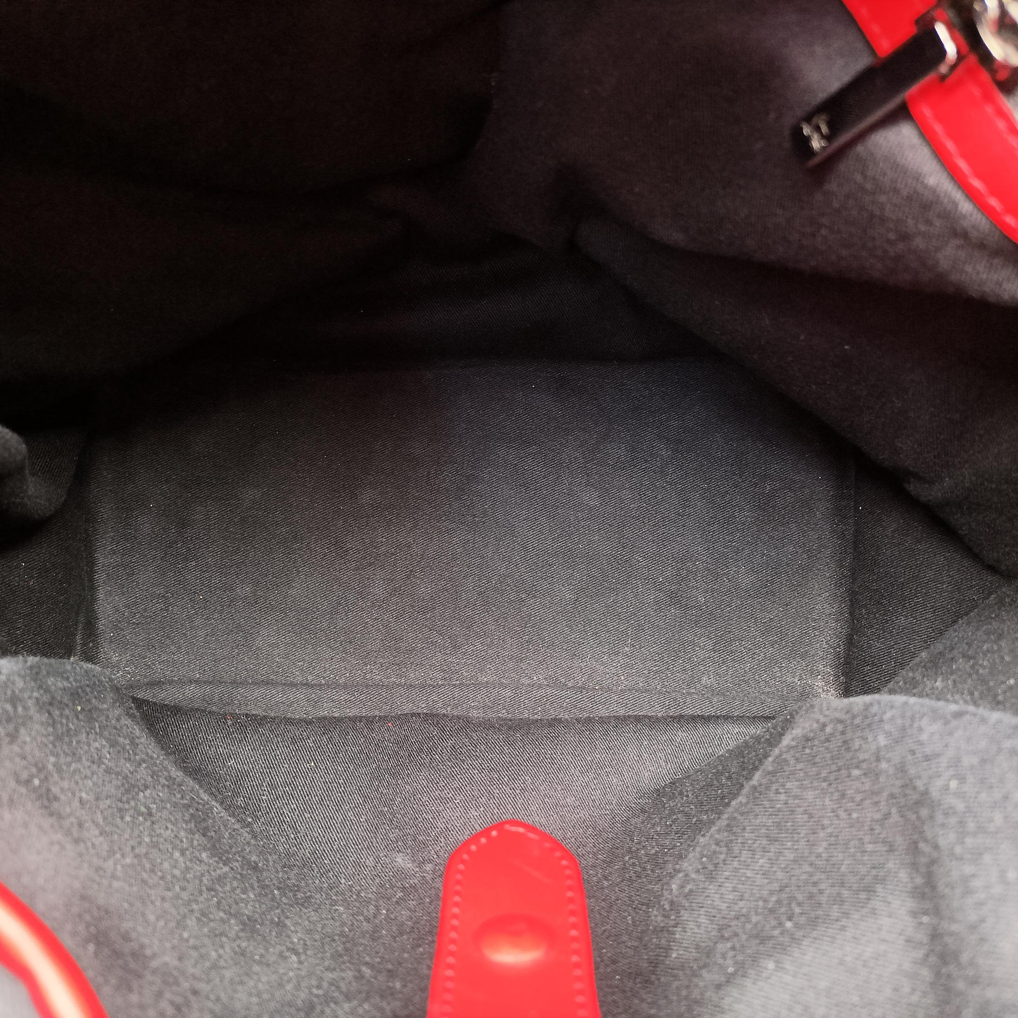 Pre-owned Christian Louboutin Explorafunk Black x Red leather  backpack/rucksack | stylenewstar
