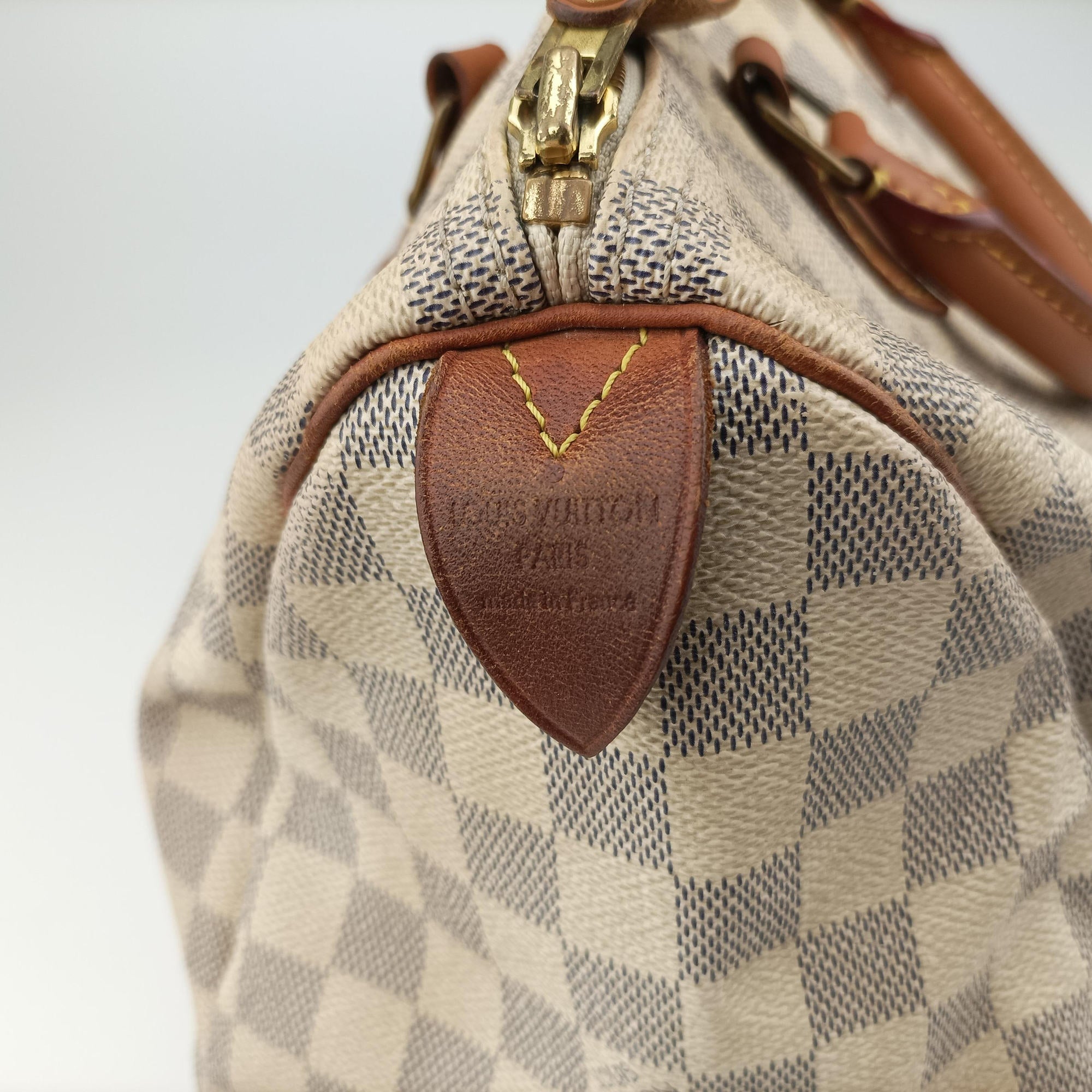 Secondhand Louis Vuitton Speedy 30 AZUR Damier Canvas N41533 handbag | stylenewstar
