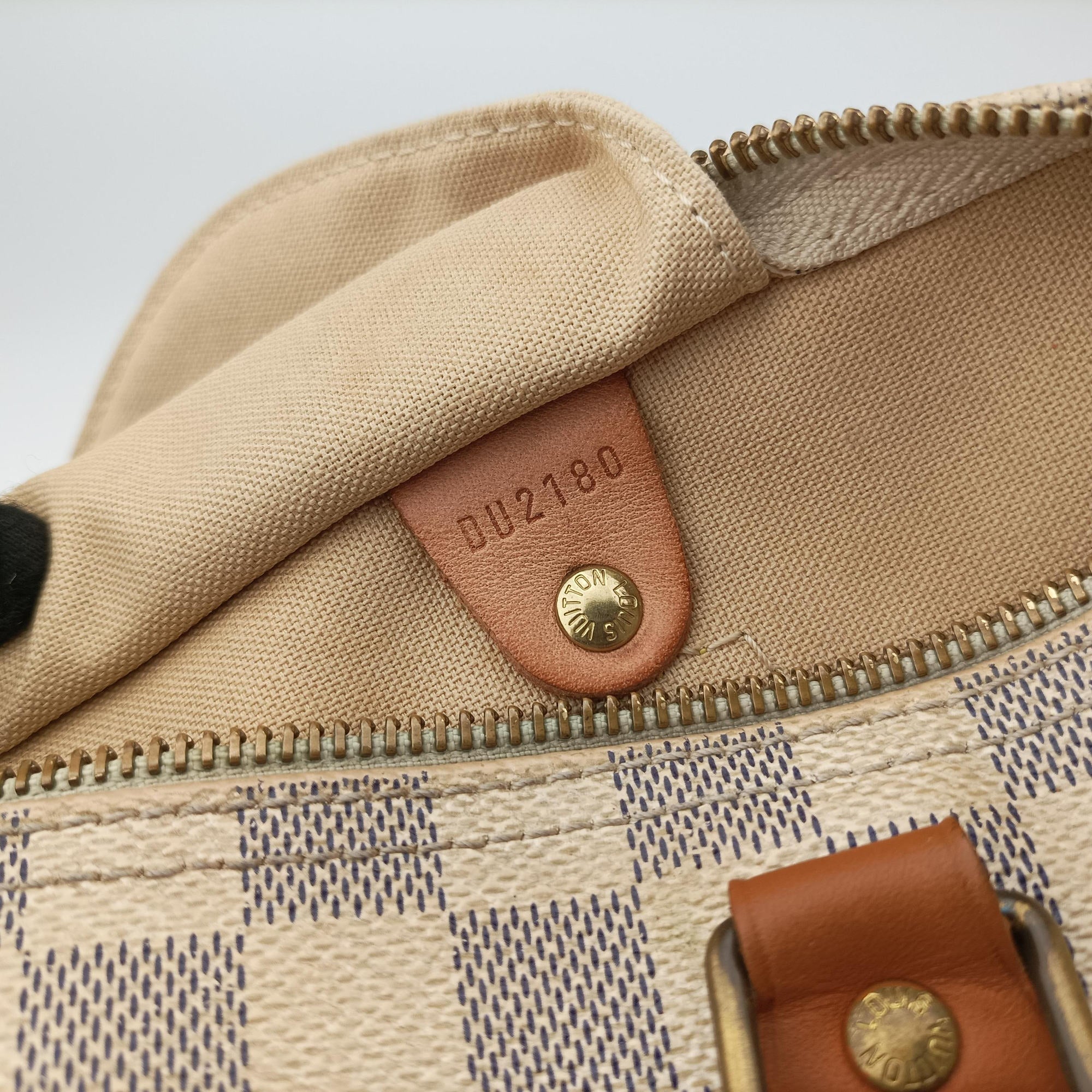 Secondhand Louis Vuitton Speedy 30 AZUR Damier Canvas N41533 handbag | stylenewstar