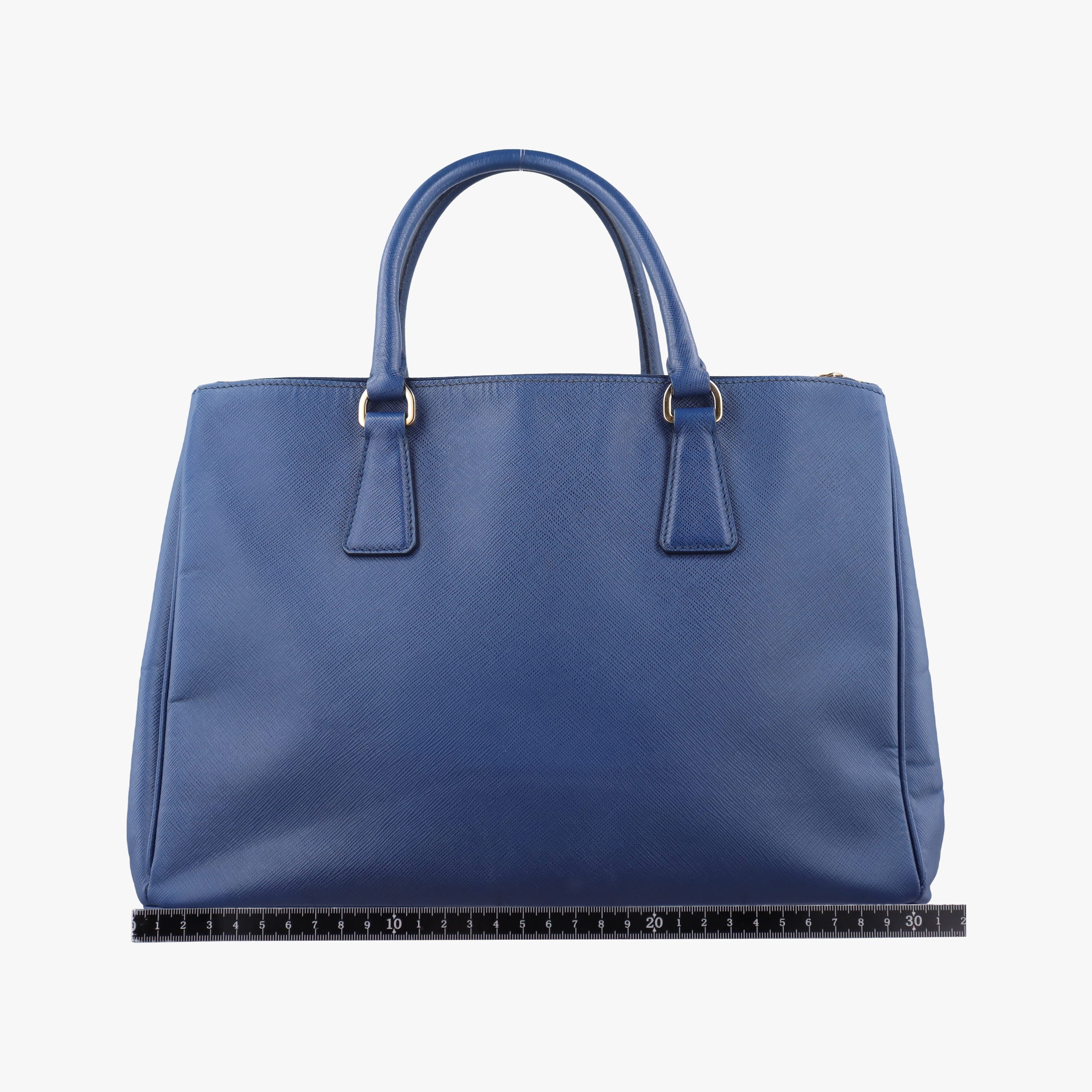 Pre-owned Prada Galleria Blue SAFFIANO Leather BN2274 shoulderbag | stylenewstar