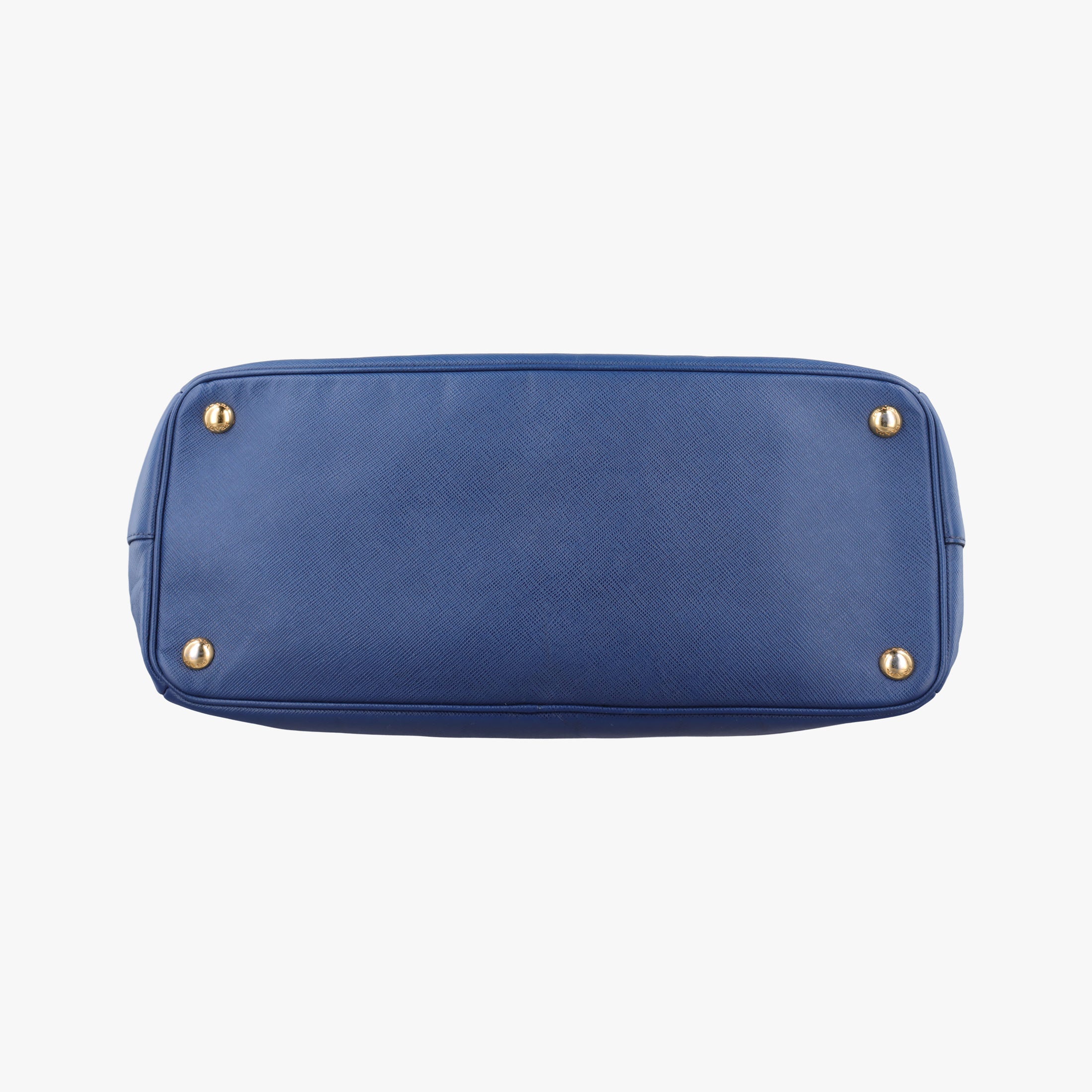 Pre-owned Prada Galleria Blue SAFFIANO Leather BN2274 shoulderbag | stylenewstar