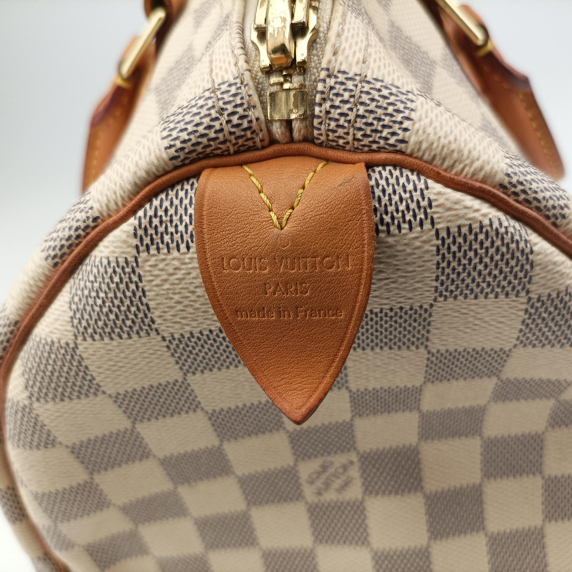 Pre-owned Louis Vuitton Speedy 30 AZUR Damier Canvas N41533 handbag | stylenewstar