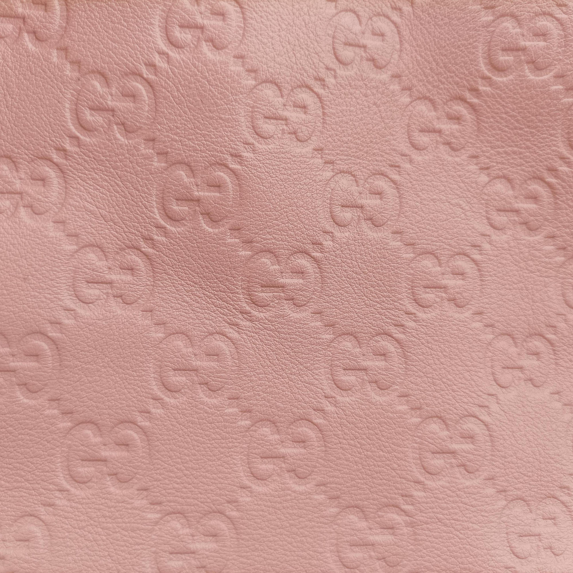 Pre-owned Gucci Microguccissima Hobo Pink Leather 336754 handbag | stylenewstar