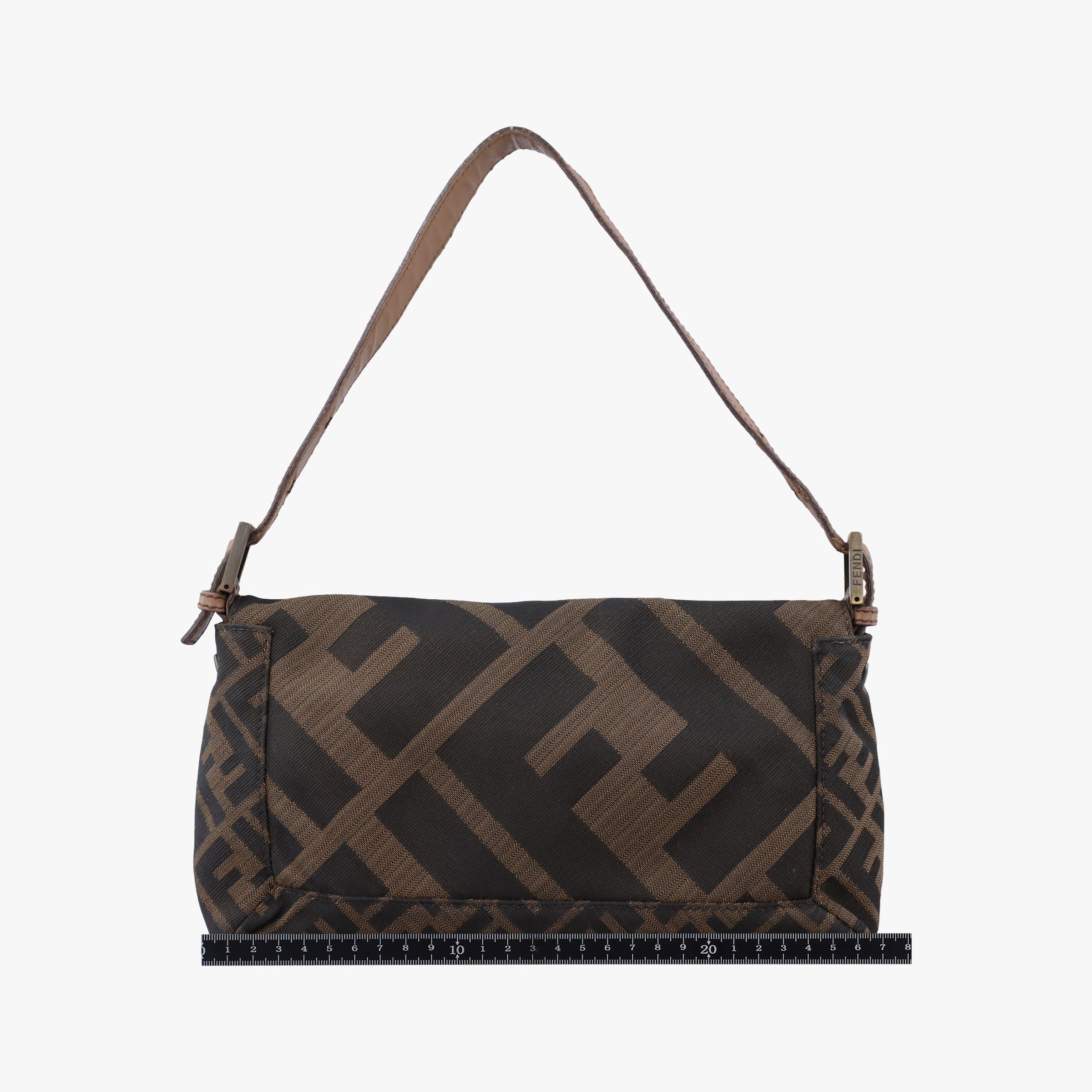 Secondhand Fendi Mamma Bucket Brown canvas× Leather 8BT136 handbag | stylenewstar