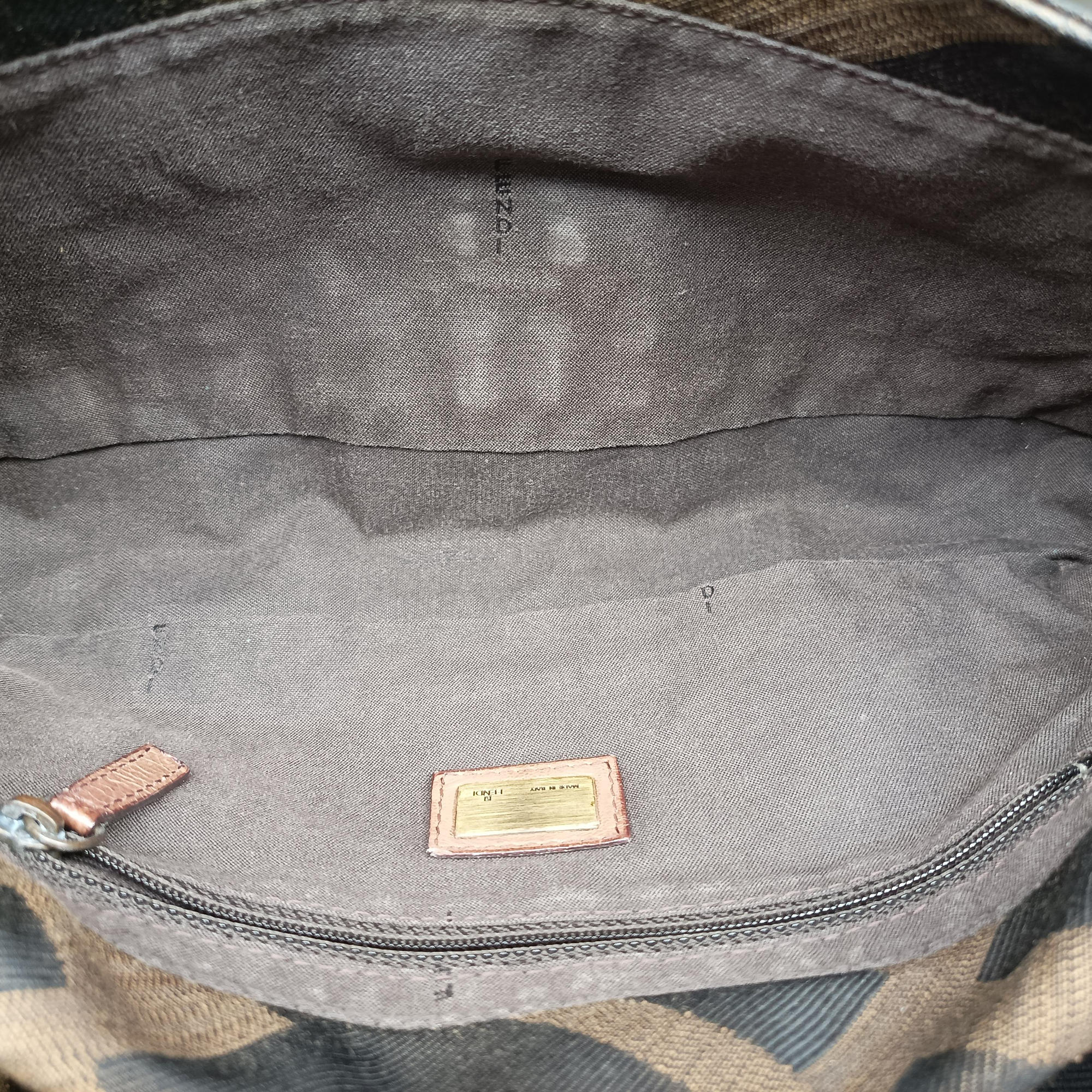 Secondhand Fendi Mamma Bucket Brown canvas× Leather 8BT136 handbag | stylenewstar