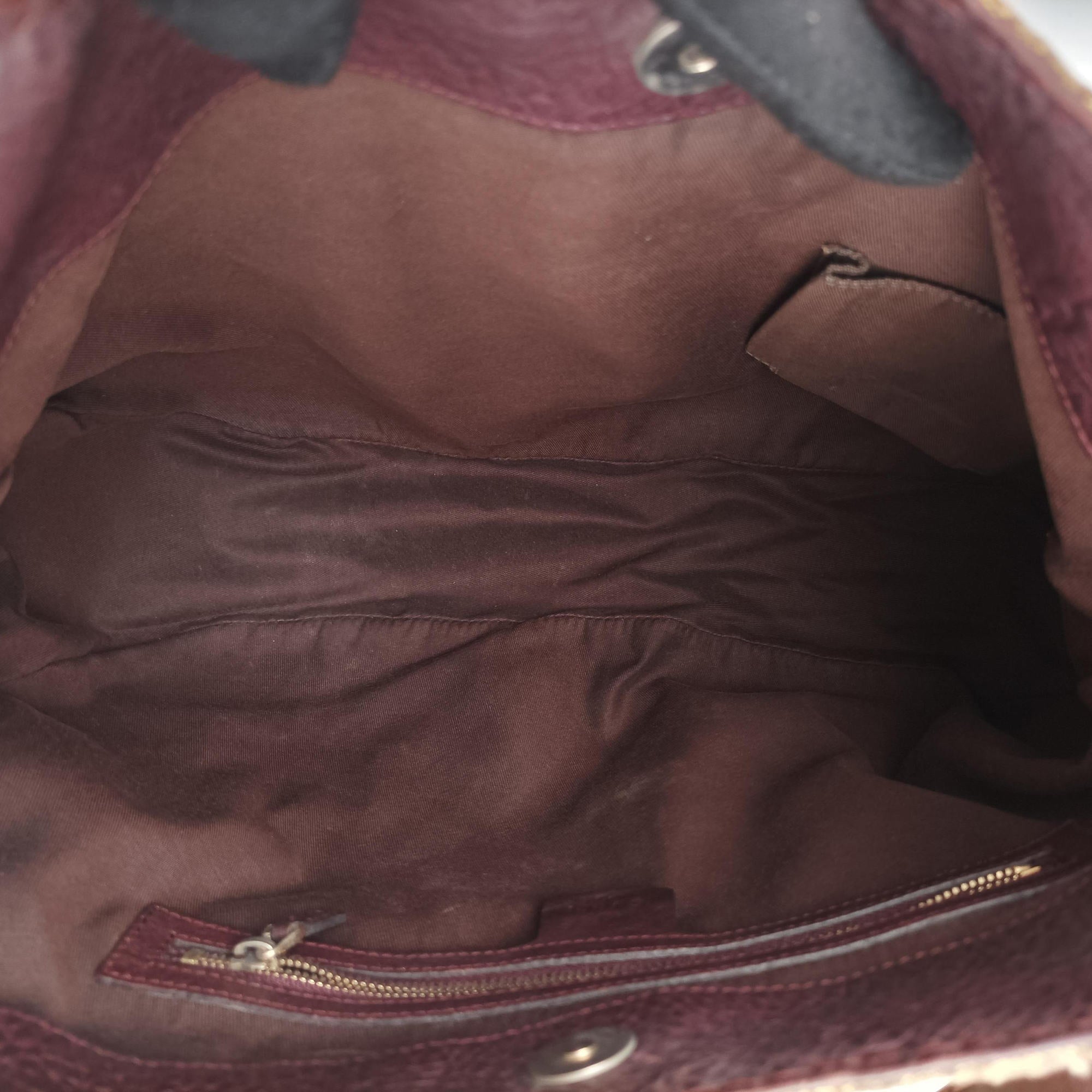 Secondhand Gucci Charlotte BeigexBordeaux canvasxLeather 203503 shoulderbag | stylenewstar