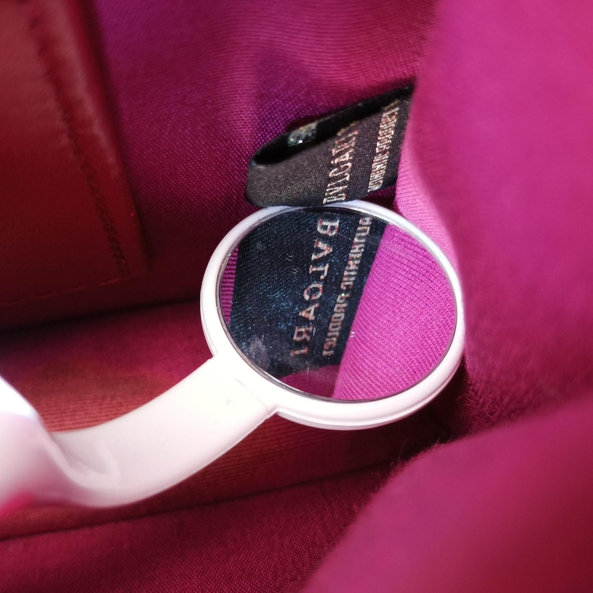 Vintage Bvlgari SERPENTI FOREVER Red Leather  shoulderbag | stylenewstar