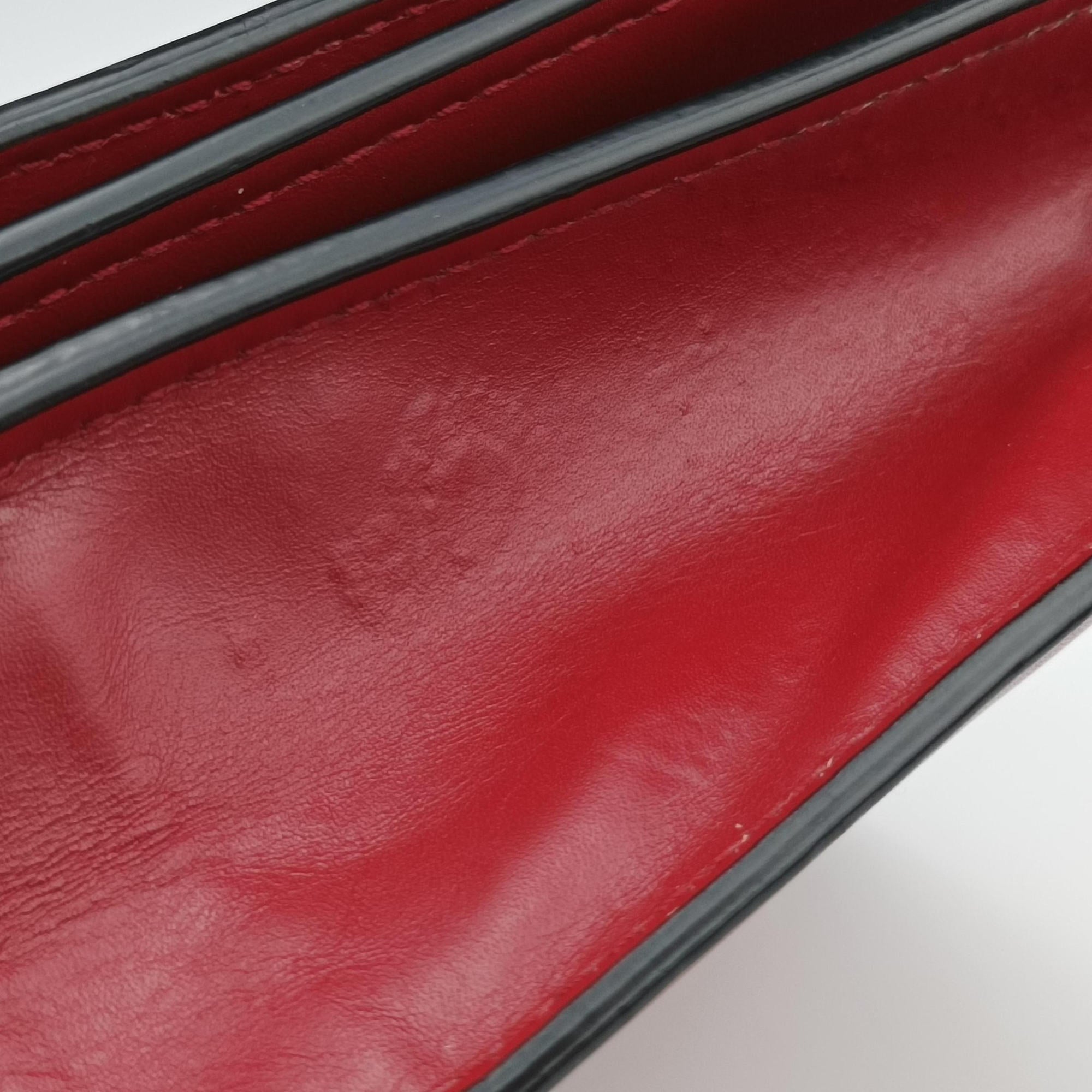 Vintage Bvlgari SERPENTI FOREVER Red Leather  shoulderbag | stylenewstar