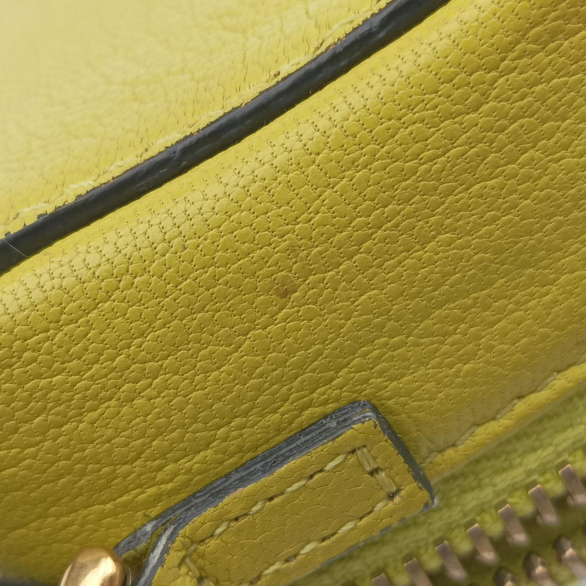 Pre-owned Christian Dior Saddle Yellow leather  shoulderbag | stylenewstar