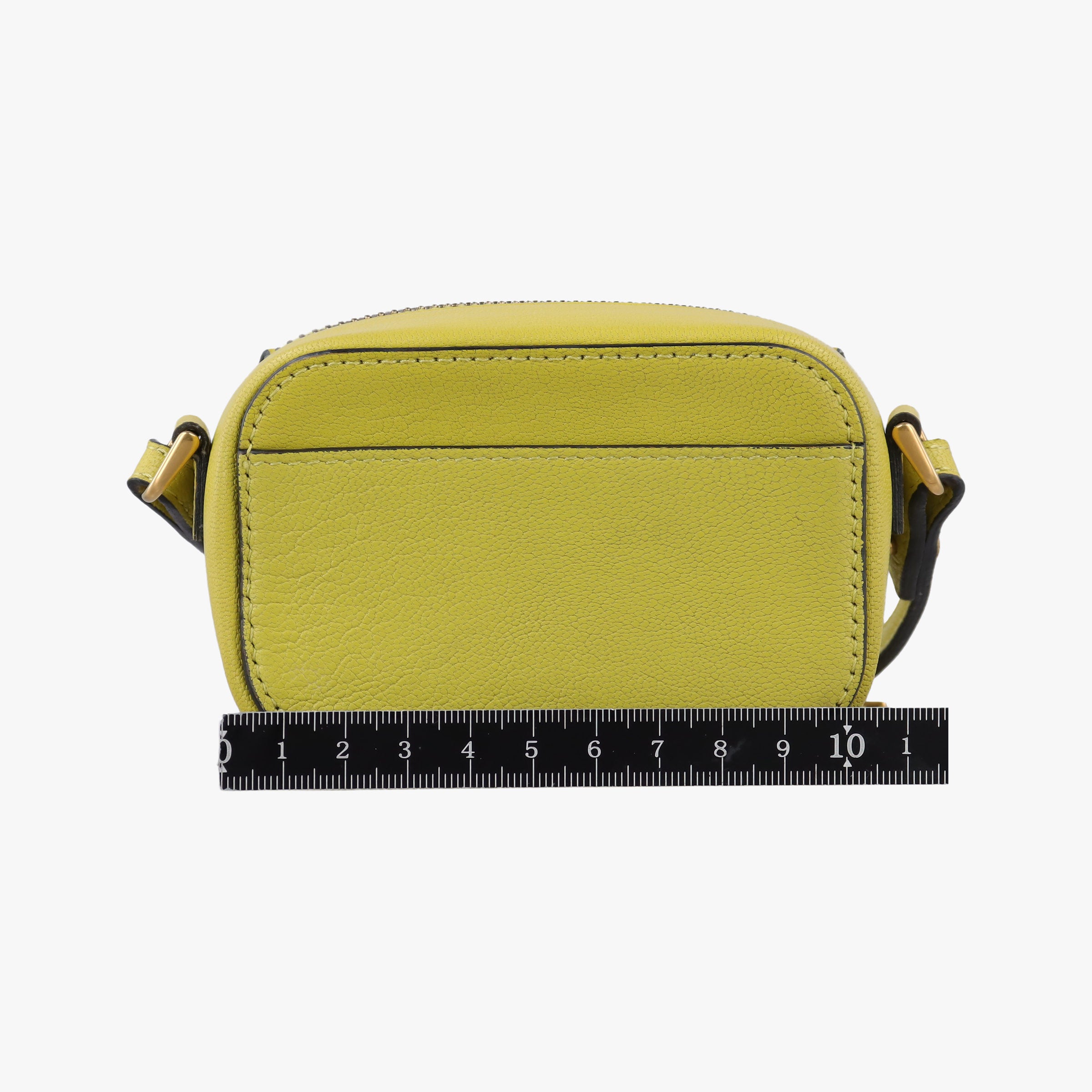 Pre-owned Christian Dior Saddle Yellow leather  shoulderbag | stylenewstar