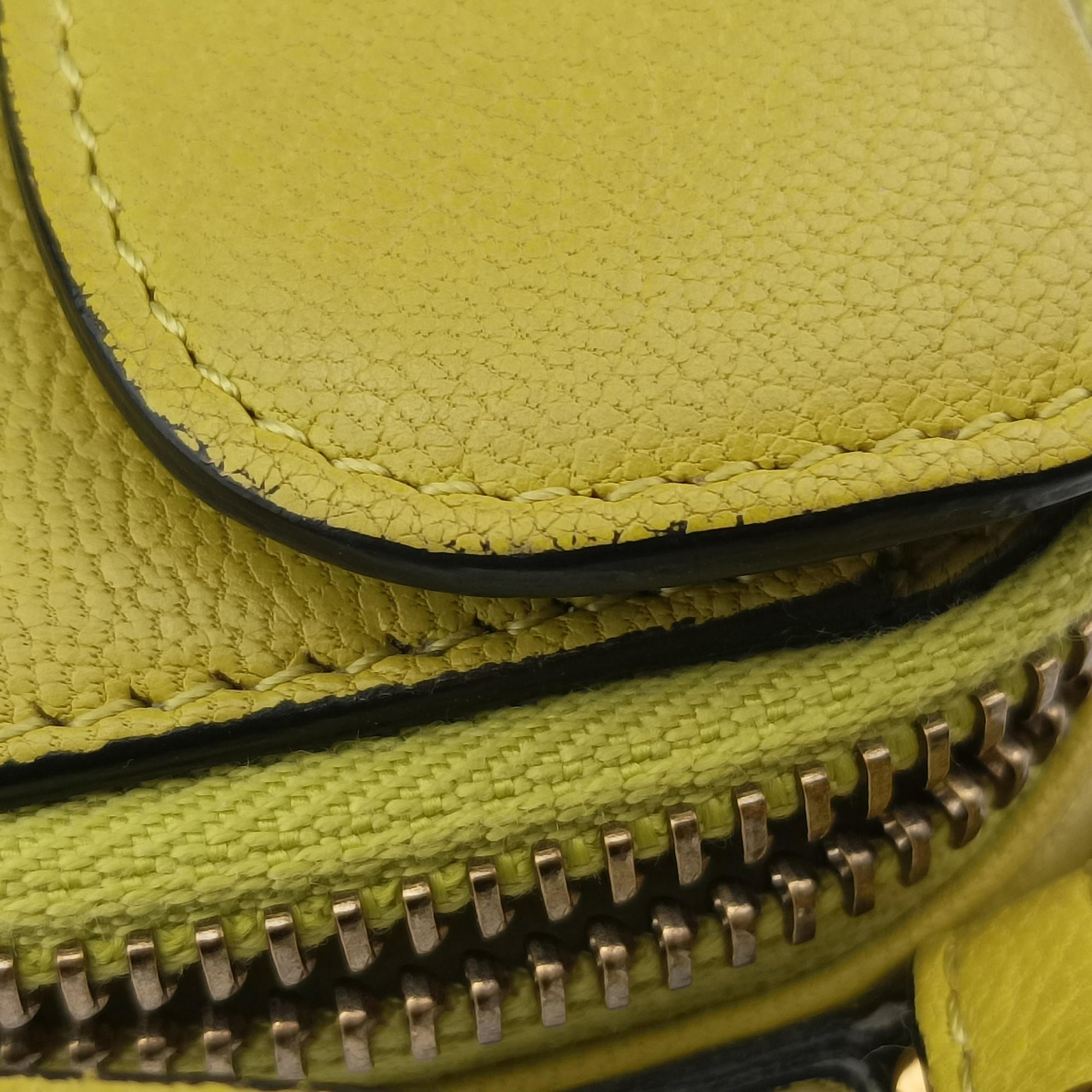 Pre-owned Christian Dior Saddle Yellow leather  shoulderbag | stylenewstar