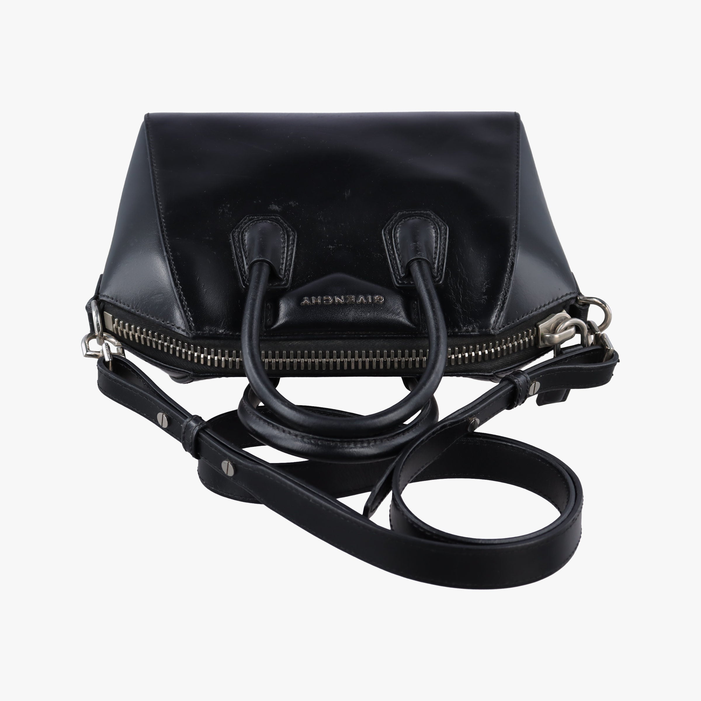 Vintage Givenchy Antigona Black Leather  shoulderbag | stylenewstar