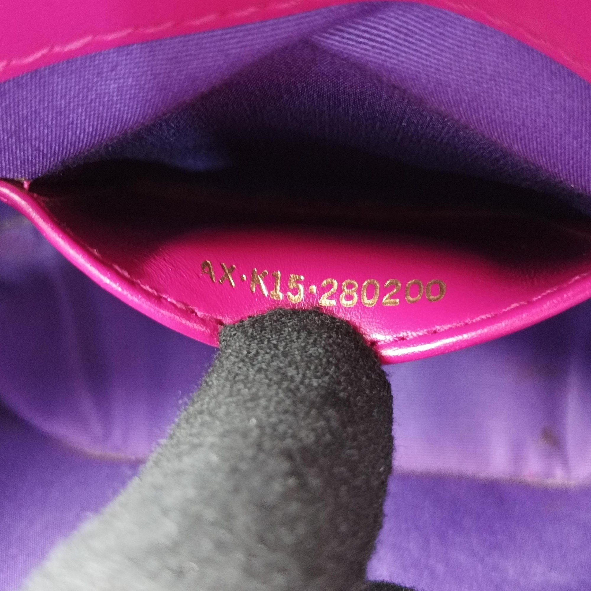 Pre-owned Bvlgari Serpenti Pink Galuchat Skin×Leather  shoulderbag | stylenewstar