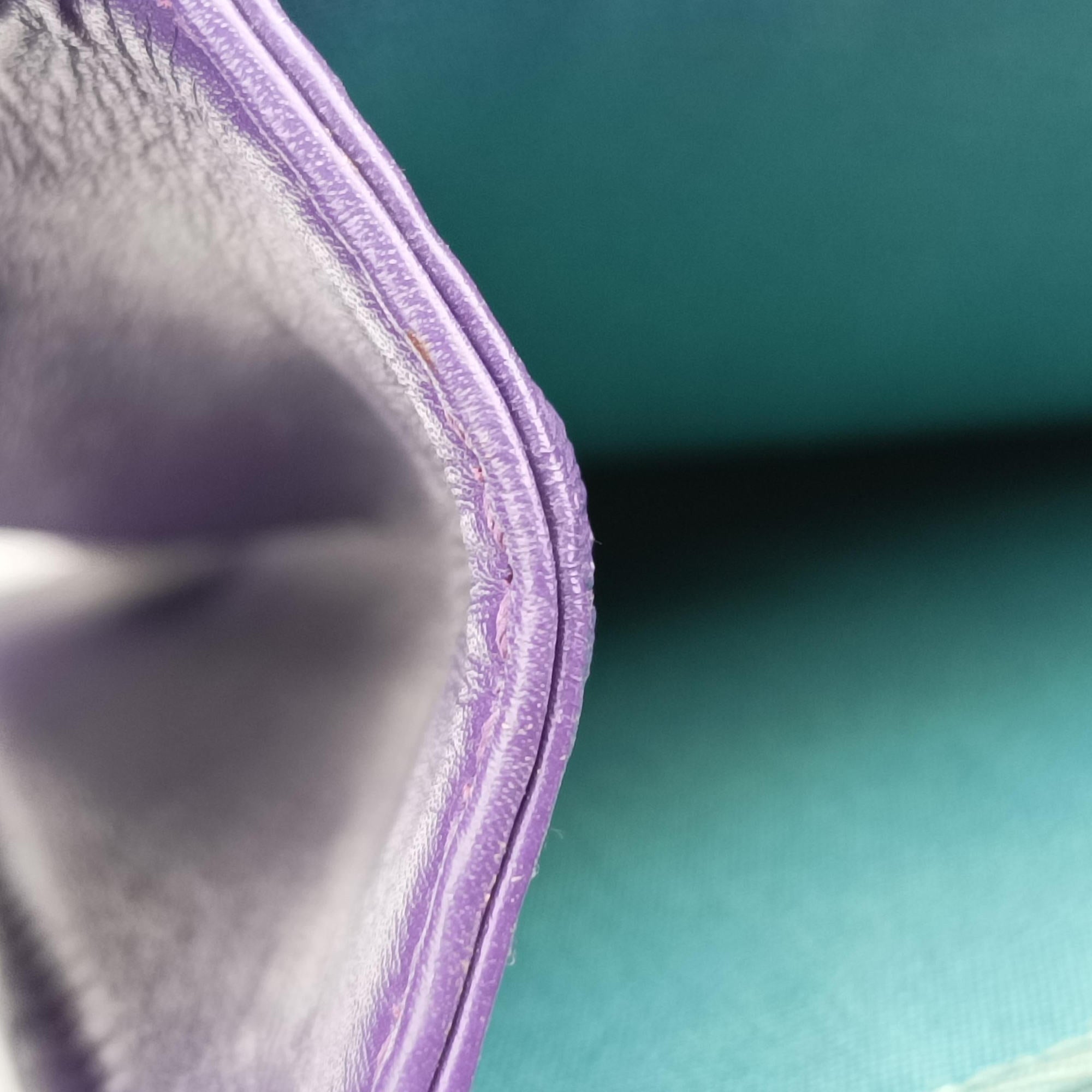 Pre-owned Bvlgari SERPENTI FOREVER Purple Leather  shoulderbag | stylenewstar