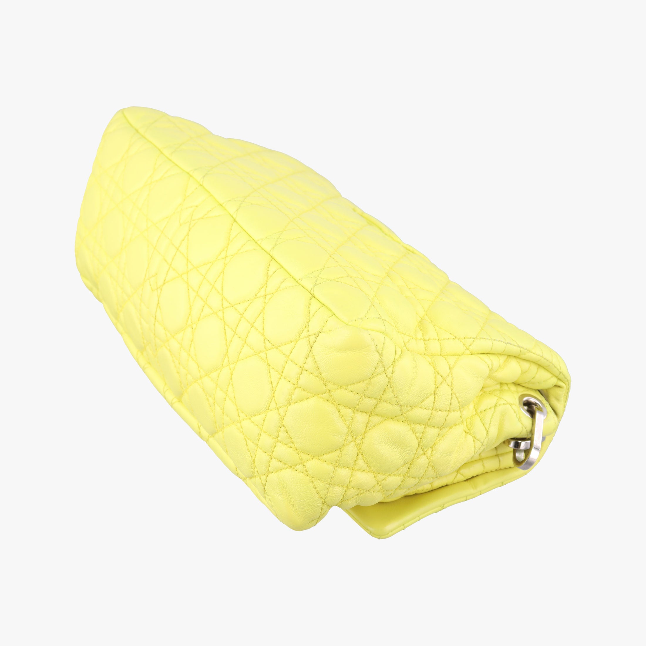Pre-owned Christian Dior New Rock Yellow lambskin  shoulderbag | stylenewstar