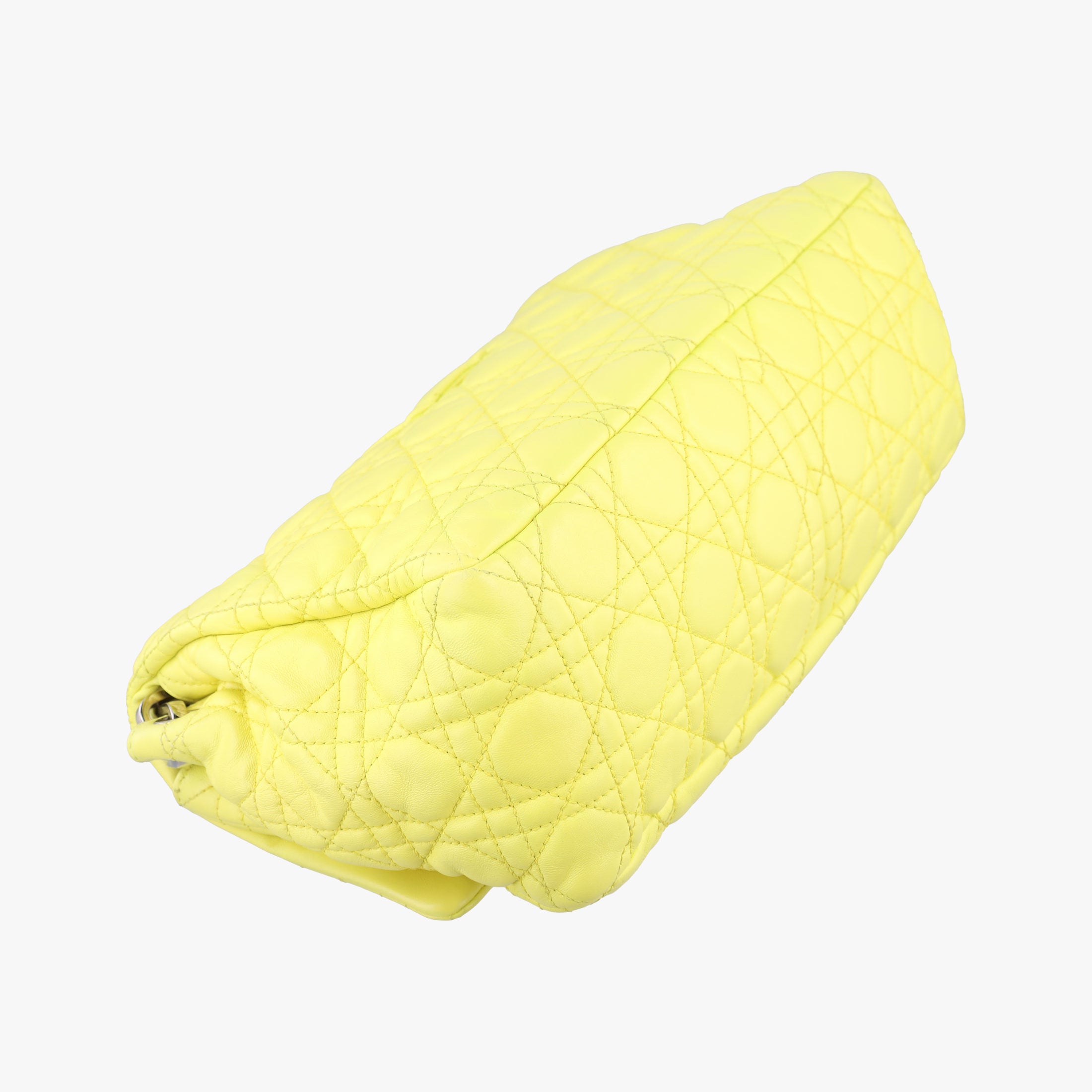 Pre-owned Christian Dior New Rock Yellow lambskin  shoulderbag | stylenewstar