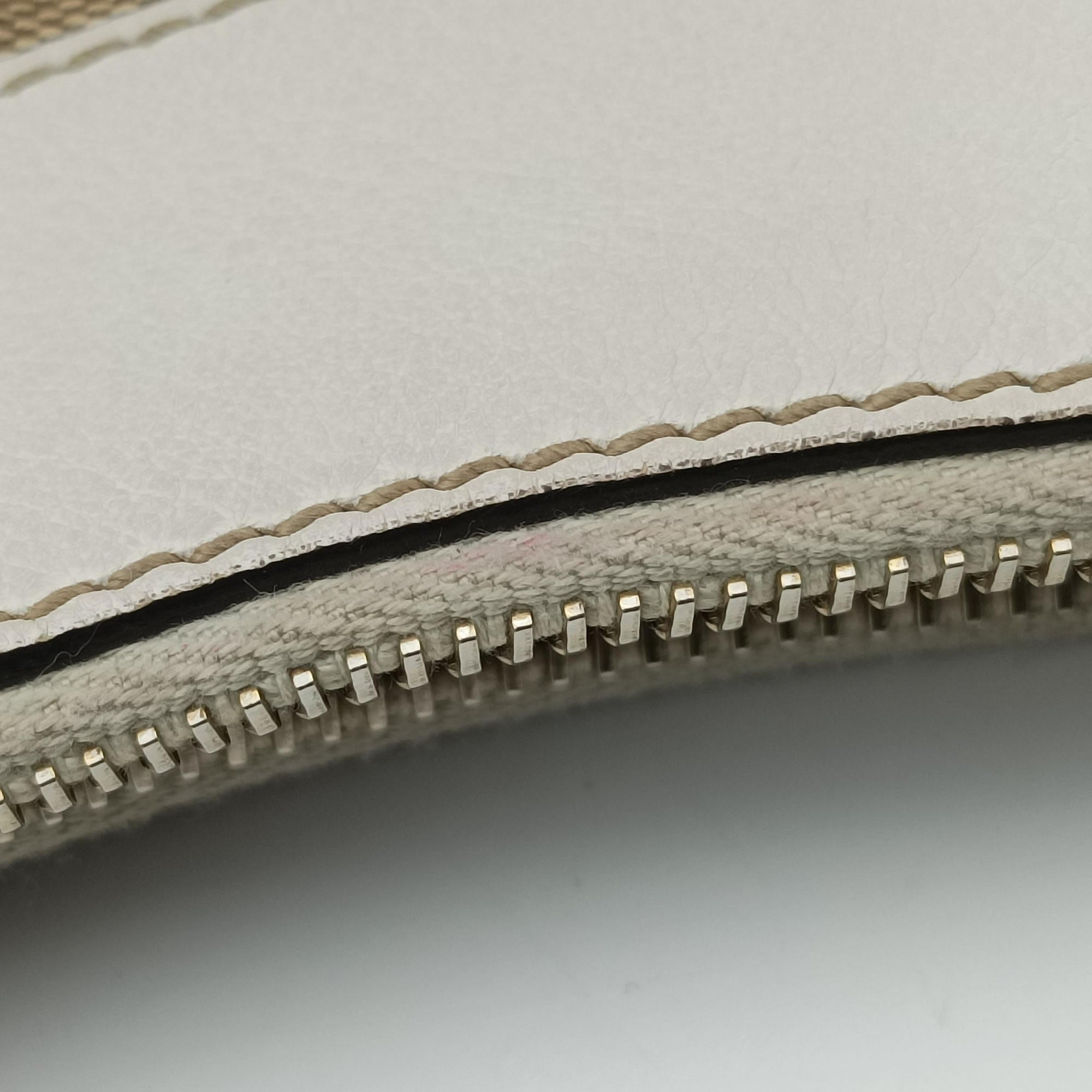 Vintage Gucci Abbey D-ring Hobo Beige×White canvas×leather 190525 handbag | stylenewstar