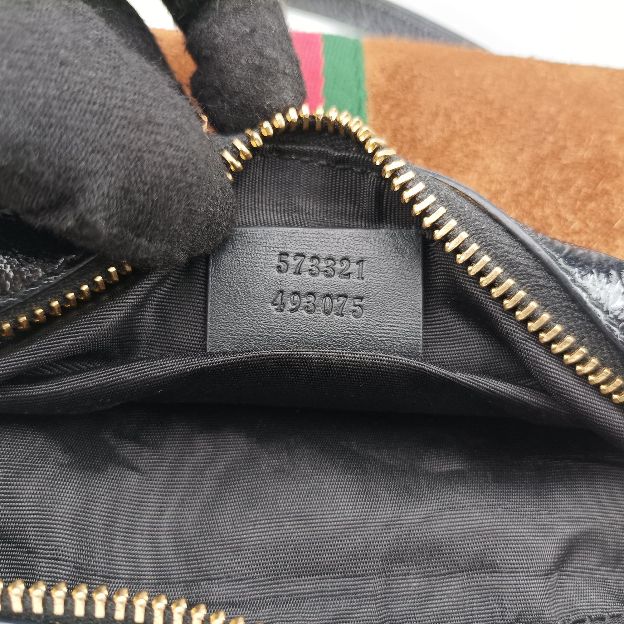 Secondhand Gucci Ophidia Brown Leather×Suede 573321 shoulderbag | stylenewstar