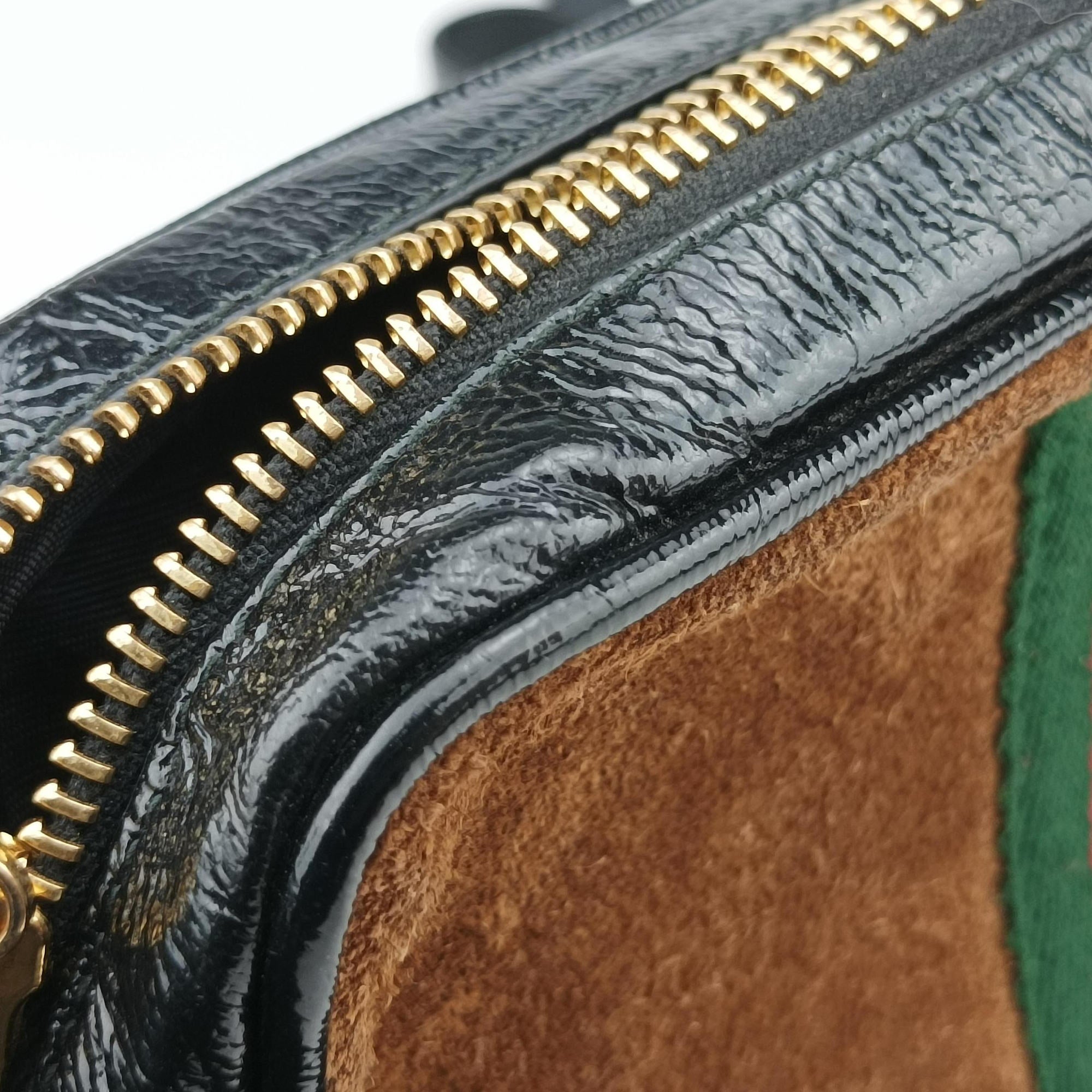 Secondhand Gucci Ophidia Brown Leather×Suede 573321 shoulderbag | stylenewstar
