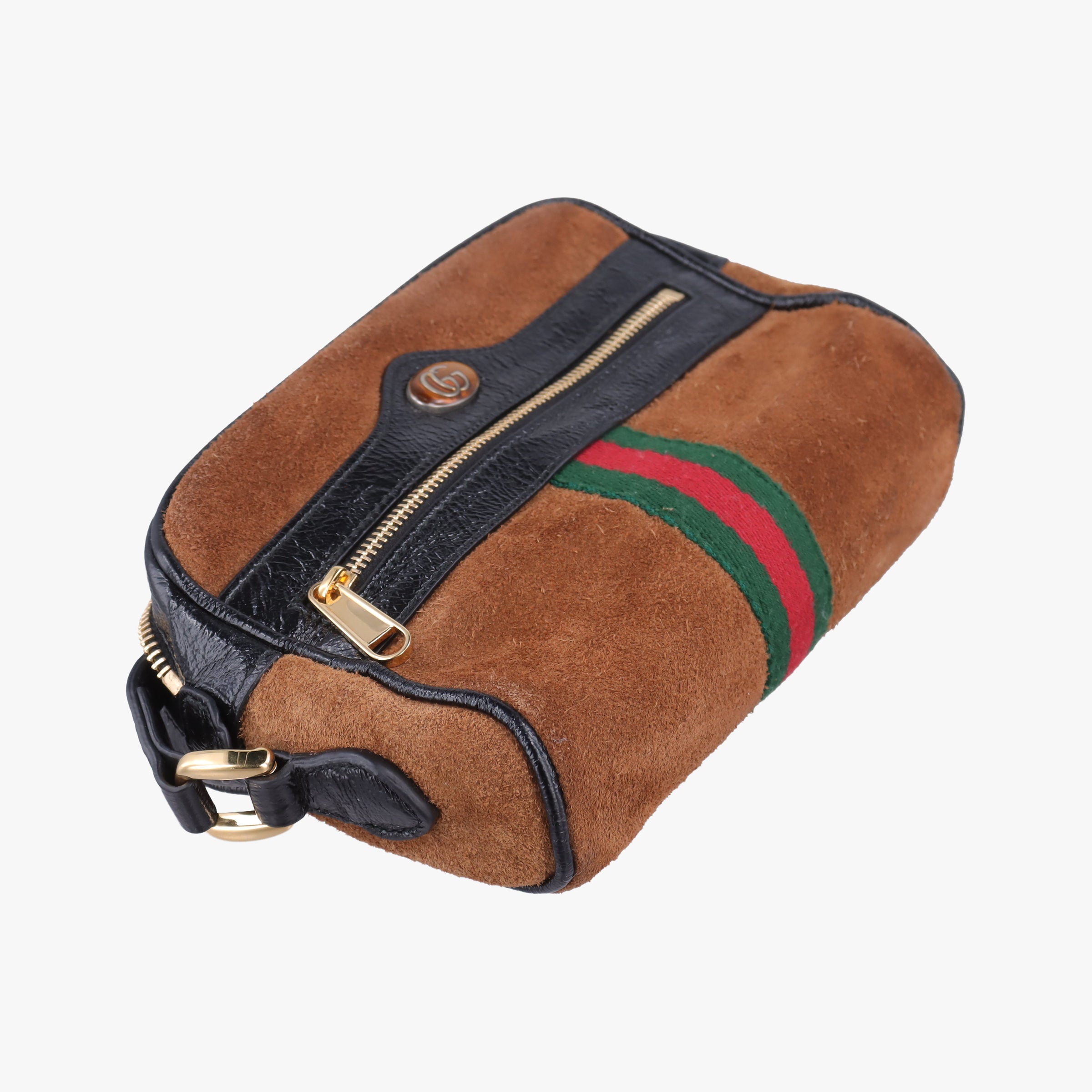 Secondhand Gucci Ophidia Brown Leather×Suede 573321 shoulderbag | stylenewstar