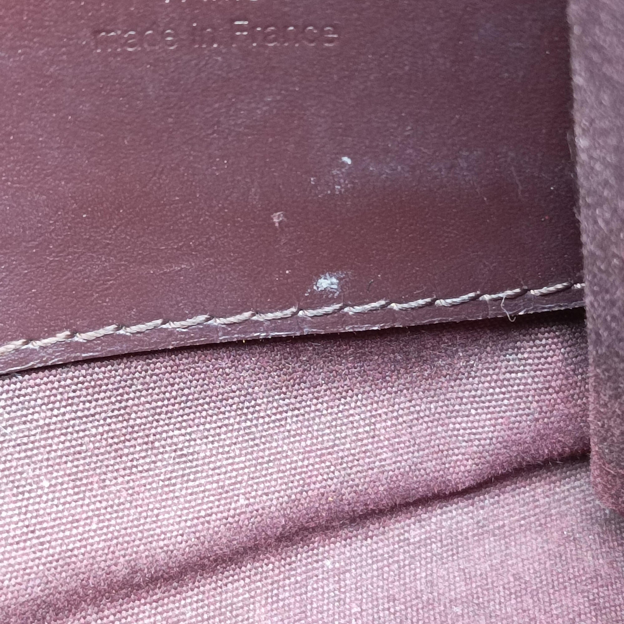 Pre-owned Louis Vuitton Bel Air Amaranth Purple Vernis M93613 shoulderbag | stylenewstar