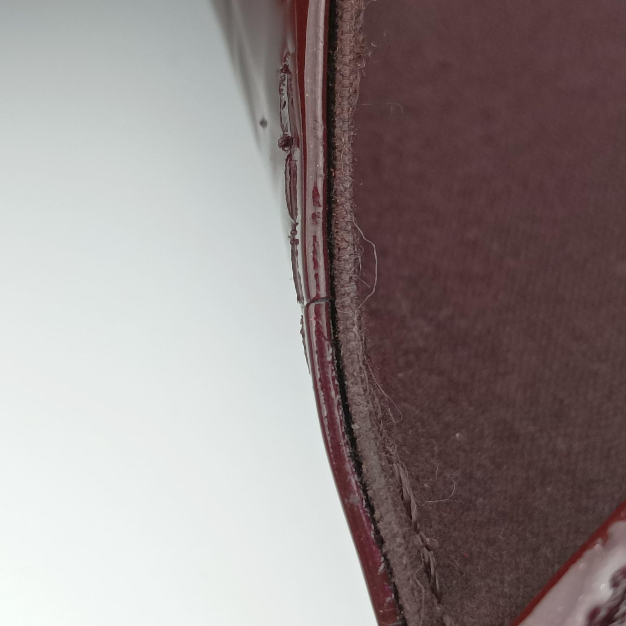 Pre-owned Louis Vuitton Bel Air Amaranth Purple Vernis M93613 shoulderbag | stylenewstar