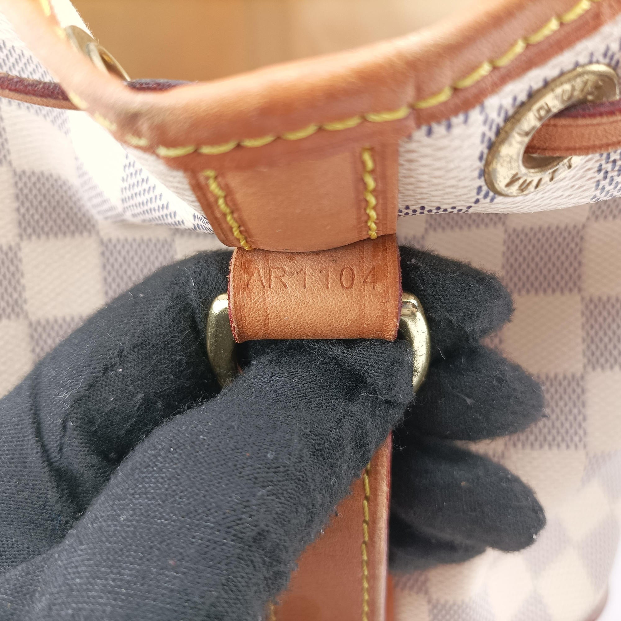 Pre-owned Louis Vuitton NoeBB AZUR Damier Canvas N41220 shoulderbag | stylenewstar