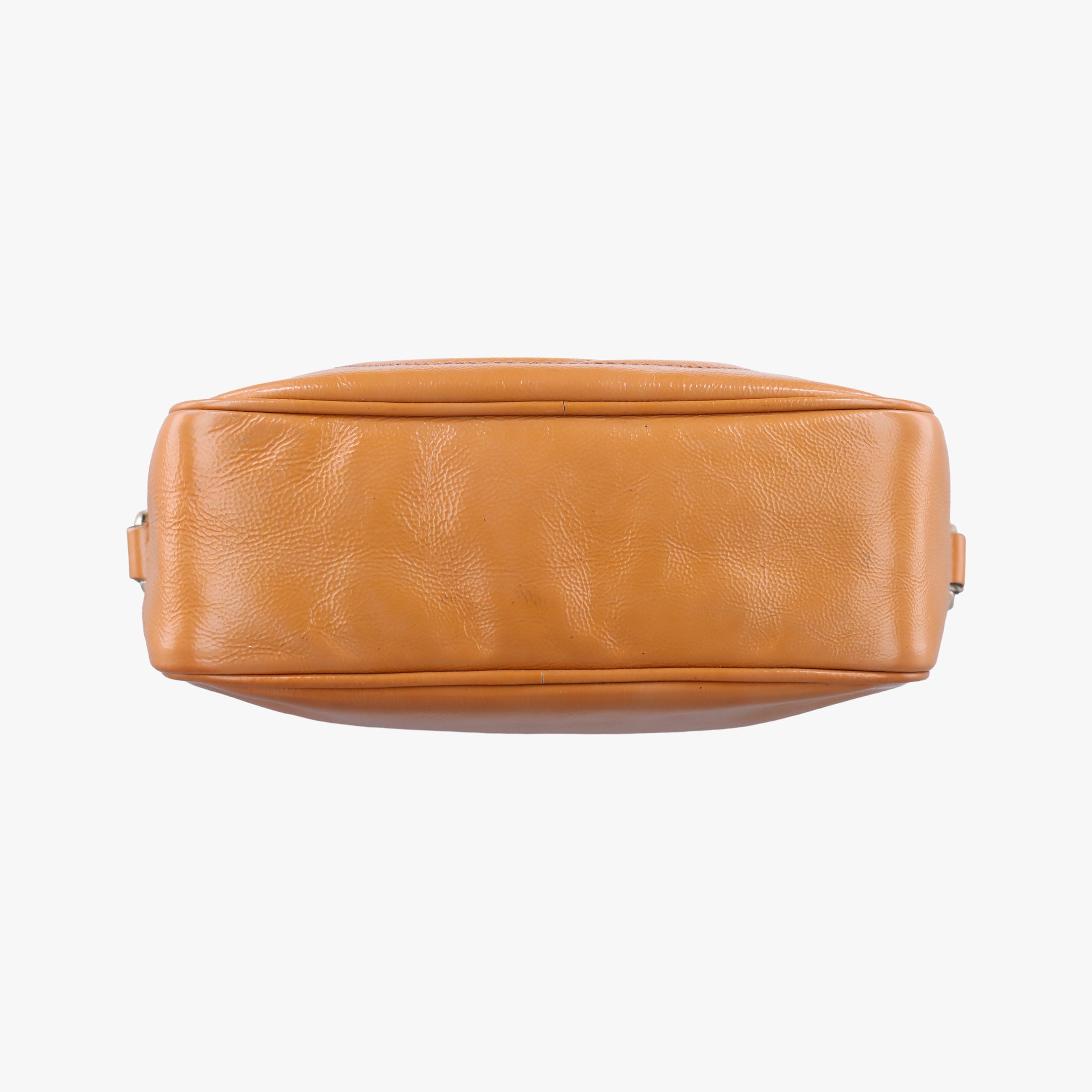 Pre-owned Gucci Soho Yellow Patent 308364 shoulderbag | stylenewstar