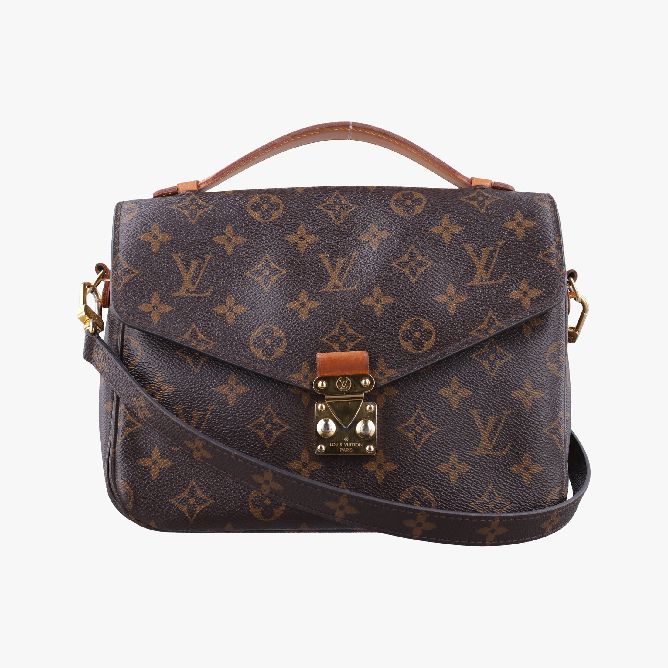 Pre-owned Louis Vuitton Pochette Metis MM Brown Monogram Canvas M44875 shoulderbag | stylenewstar