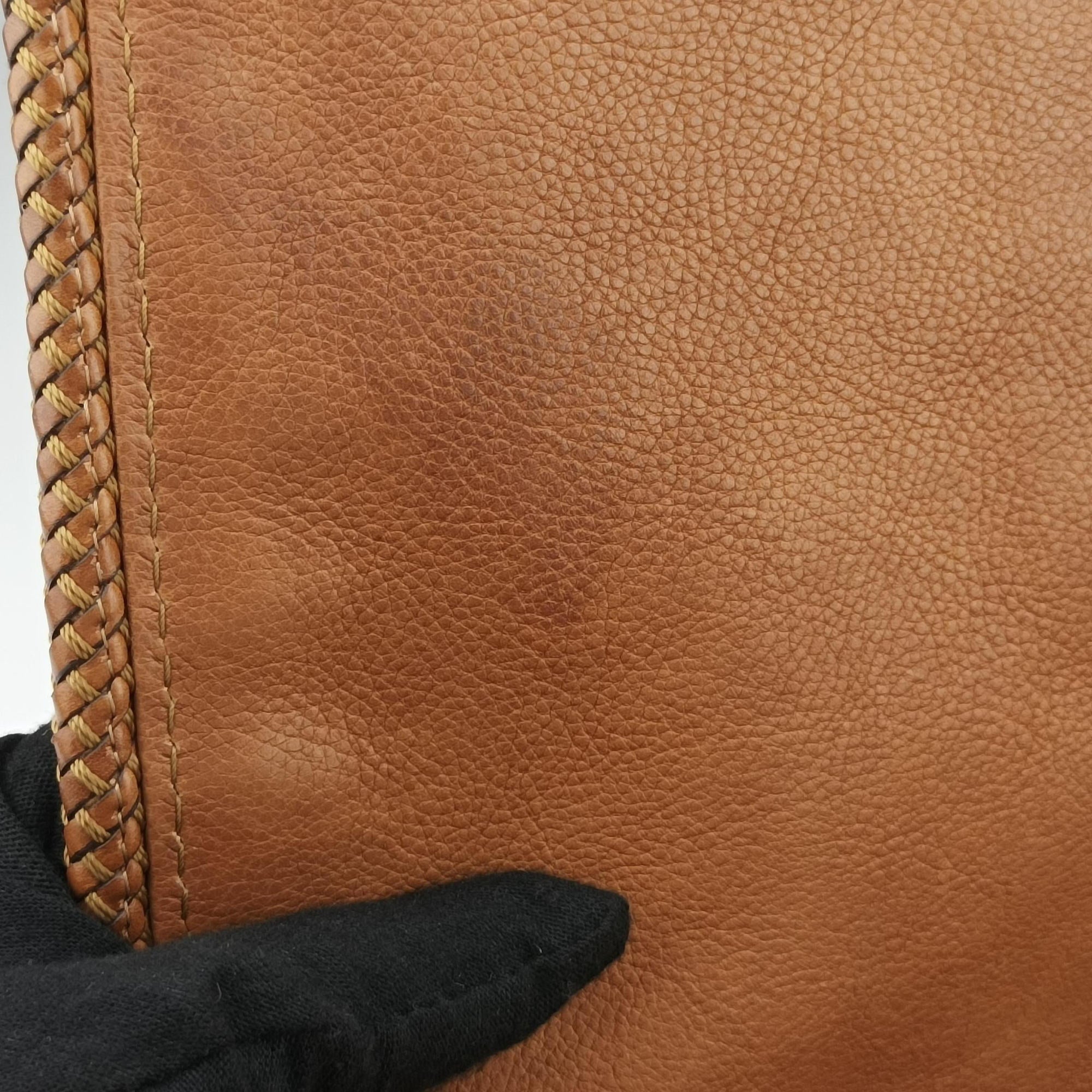 Pre-owned Gucci Marrakech Messenger Brown leather 257024 shoulderbag | stylenewstar