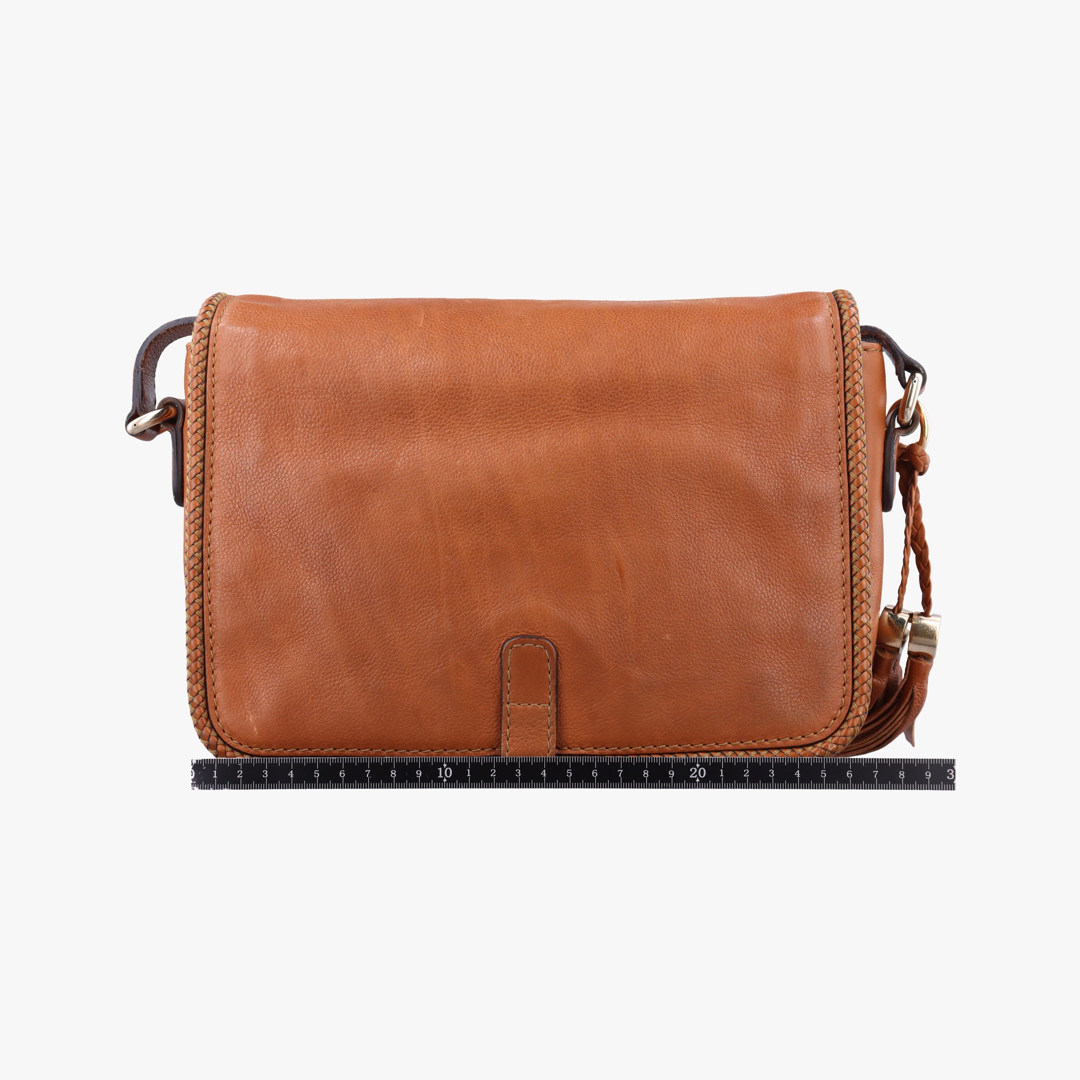 Pre-owned Gucci Marrakech Messenger Brown leather 257024 shoulderbag | stylenewstar