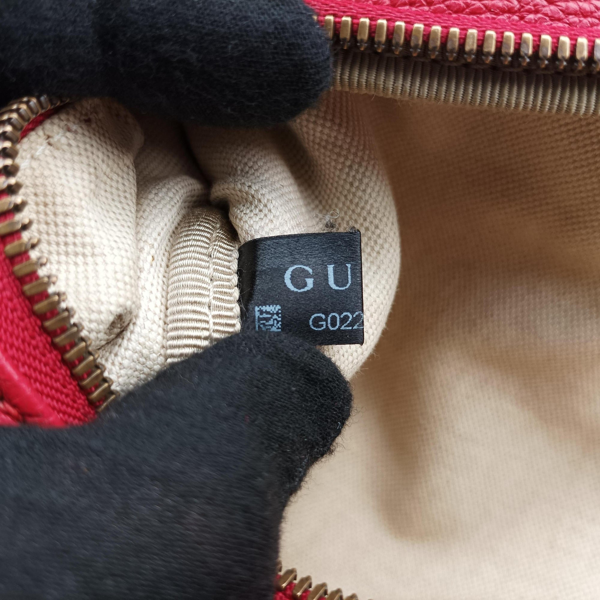 Vintage Gucci Gucci Print Red Leather 493869 bum bag/waist bag | stylenewstar