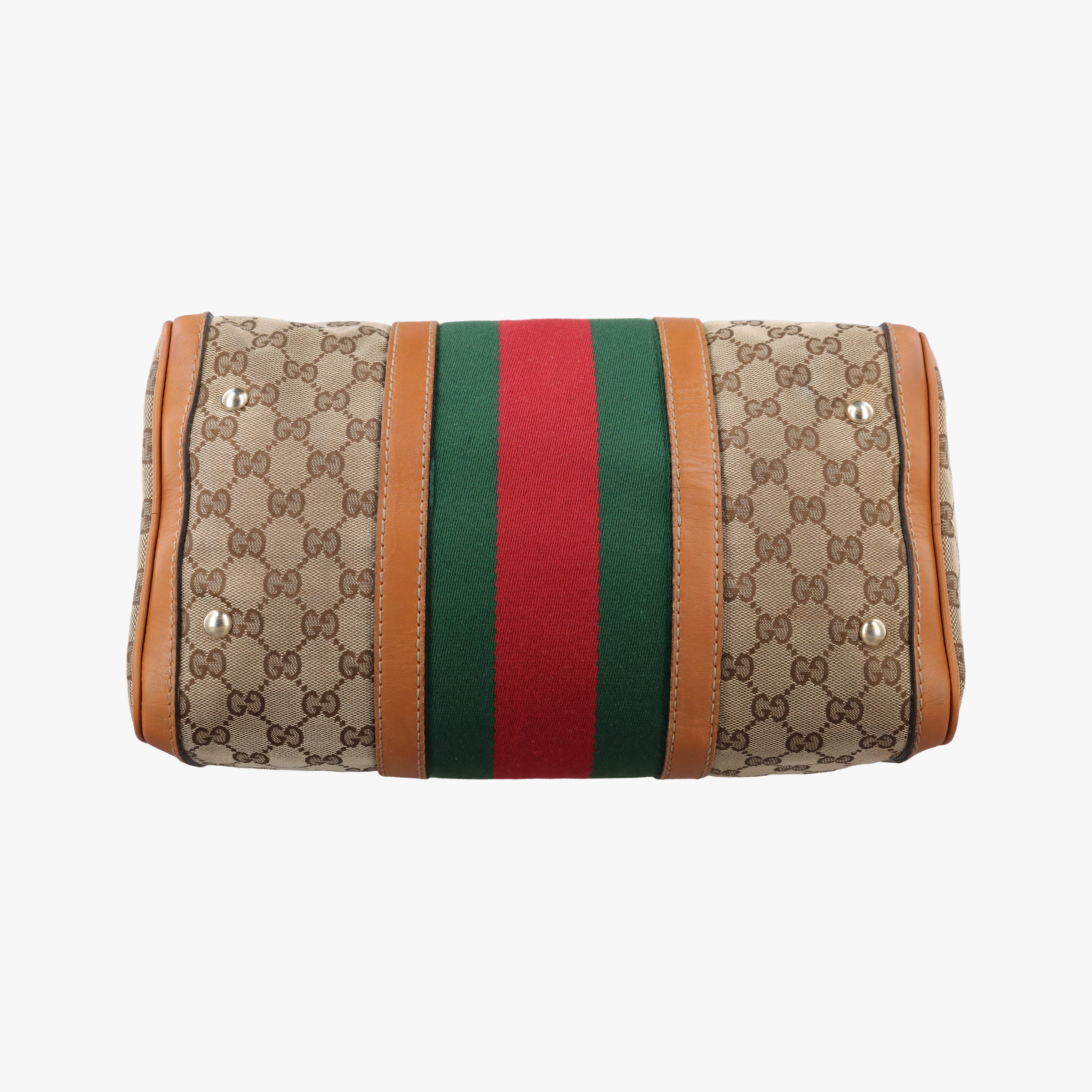 Pre-owned Gucci Sherry Line Multicolour Canvas× Leather 247205 shoulderbag | stylenewstar