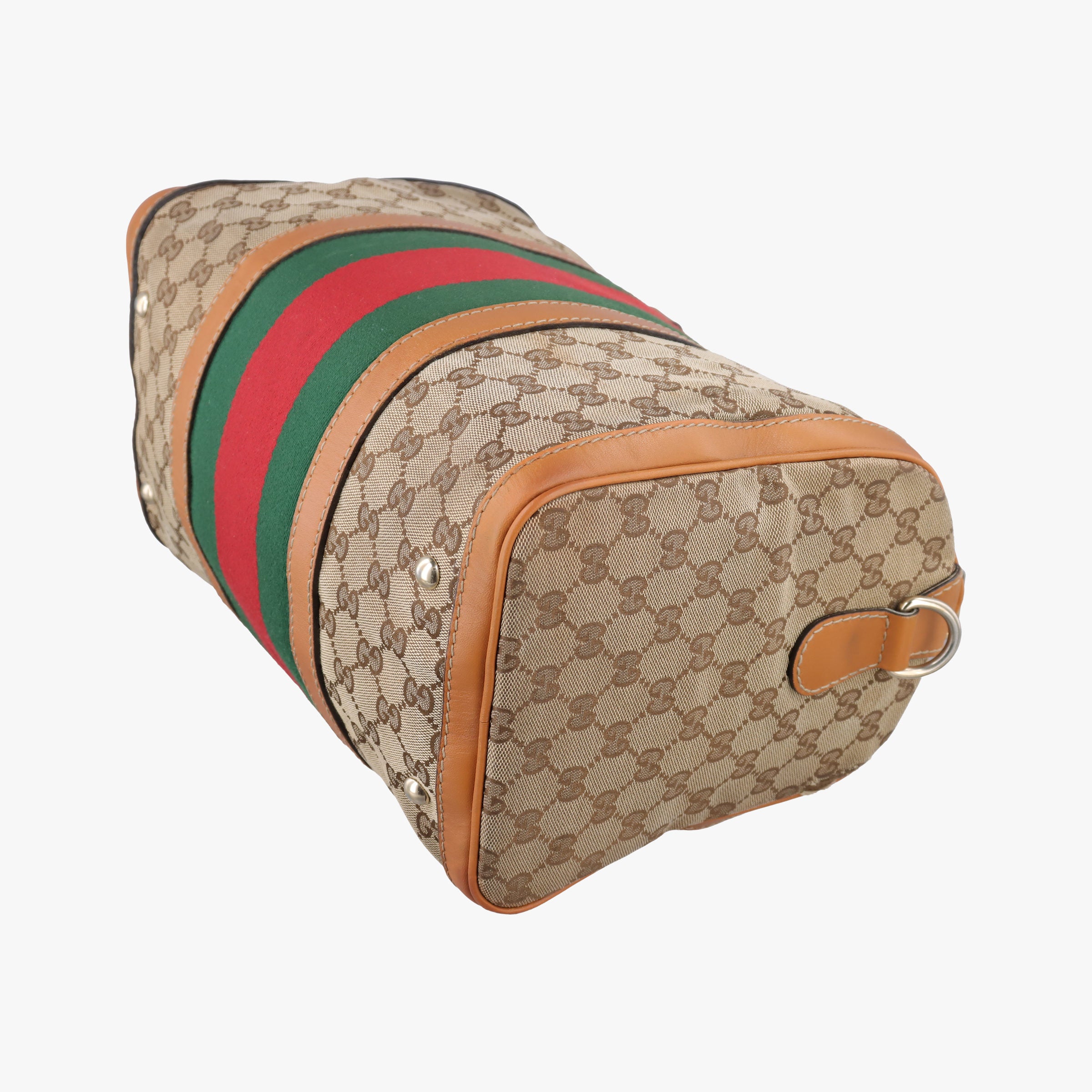Pre-owned Gucci Sherry Line Multicolour Canvas× Leather 247205 shoulderbag | stylenewstar