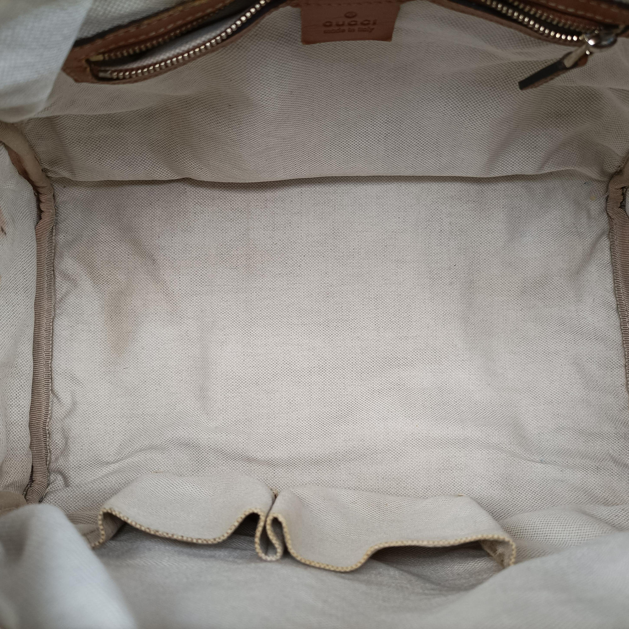 Pre-owned Gucci Sherry Line Multicolour Canvas× Leather 247205 shoulderbag | stylenewstar