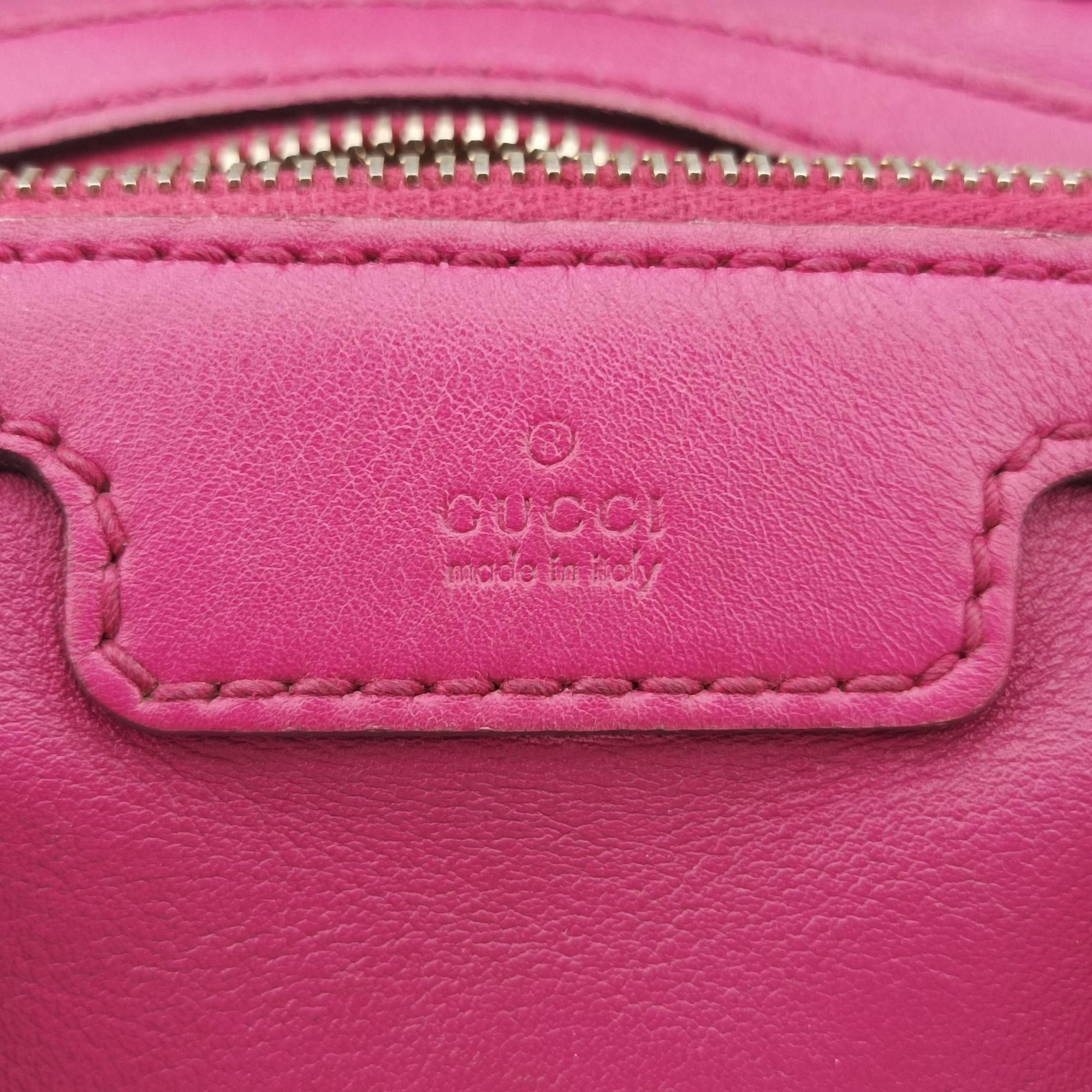 Secondhand Gucci Sherry Line Rose Leather 269876 shoulderbag | stylenewstar