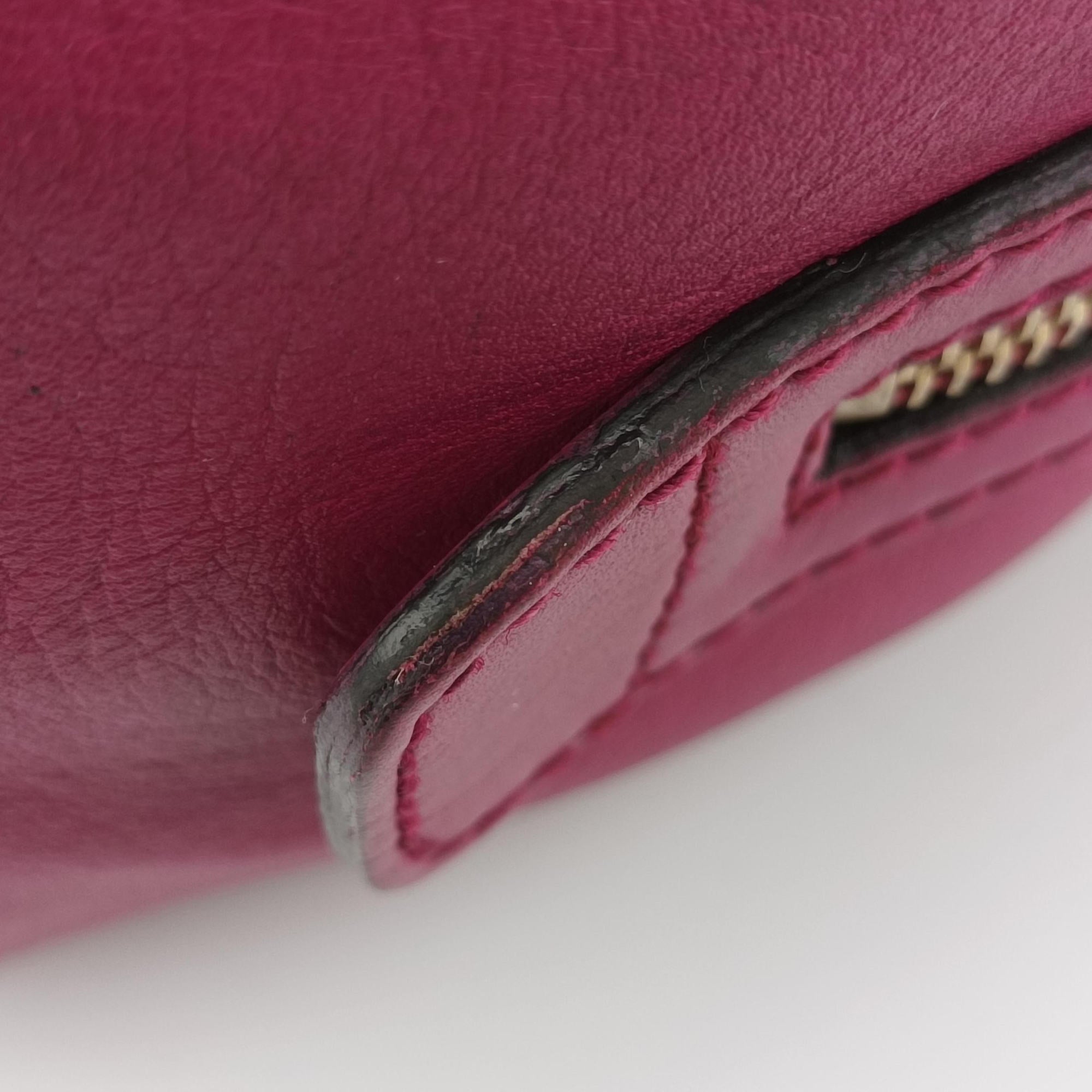 Secondhand Gucci Sherry Line Rose Leather 269876 shoulderbag | stylenewstar