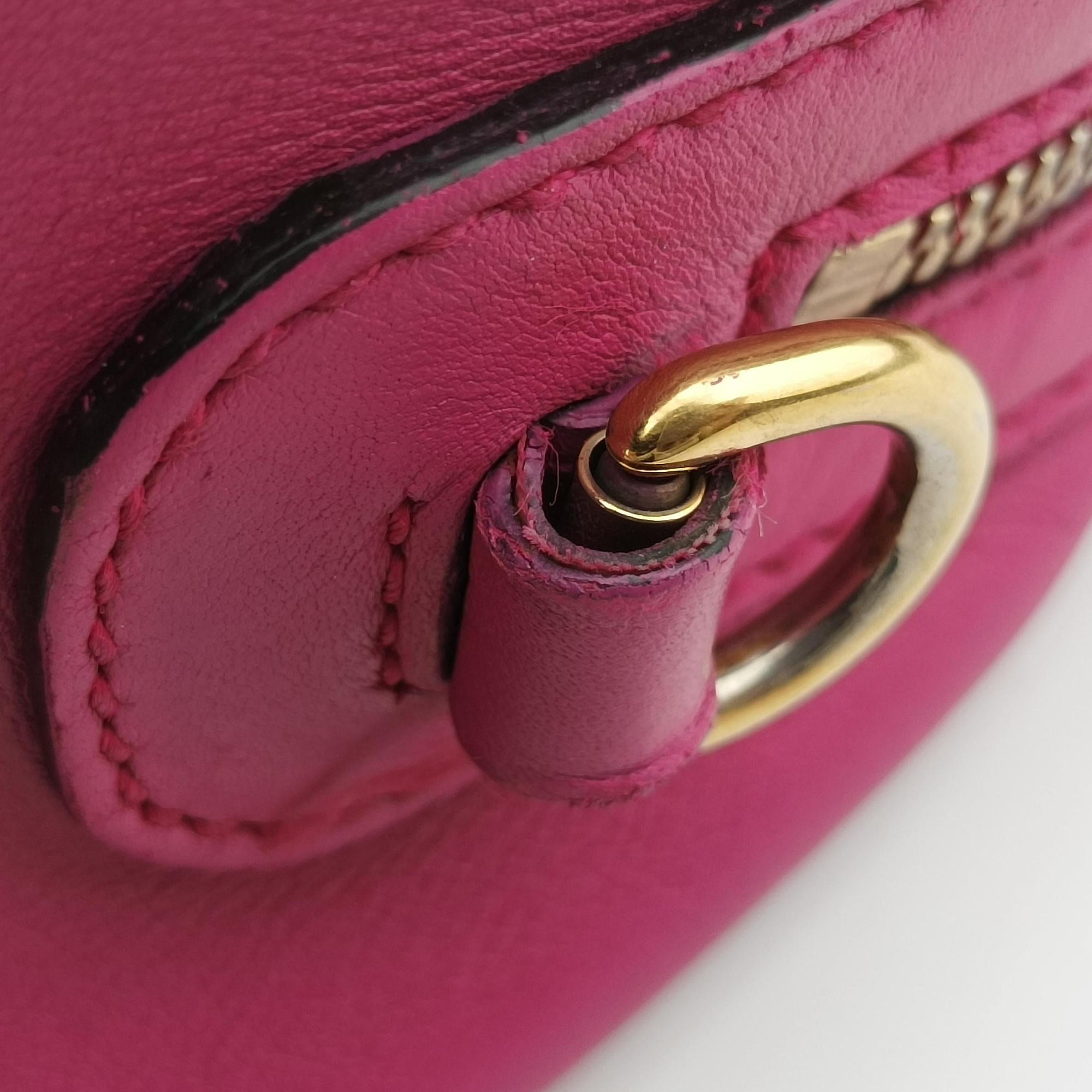 Vintage Gucci GG SUPREME beige×red×pink PVC coated canvas×leather 409529 handbag | stylenewstar