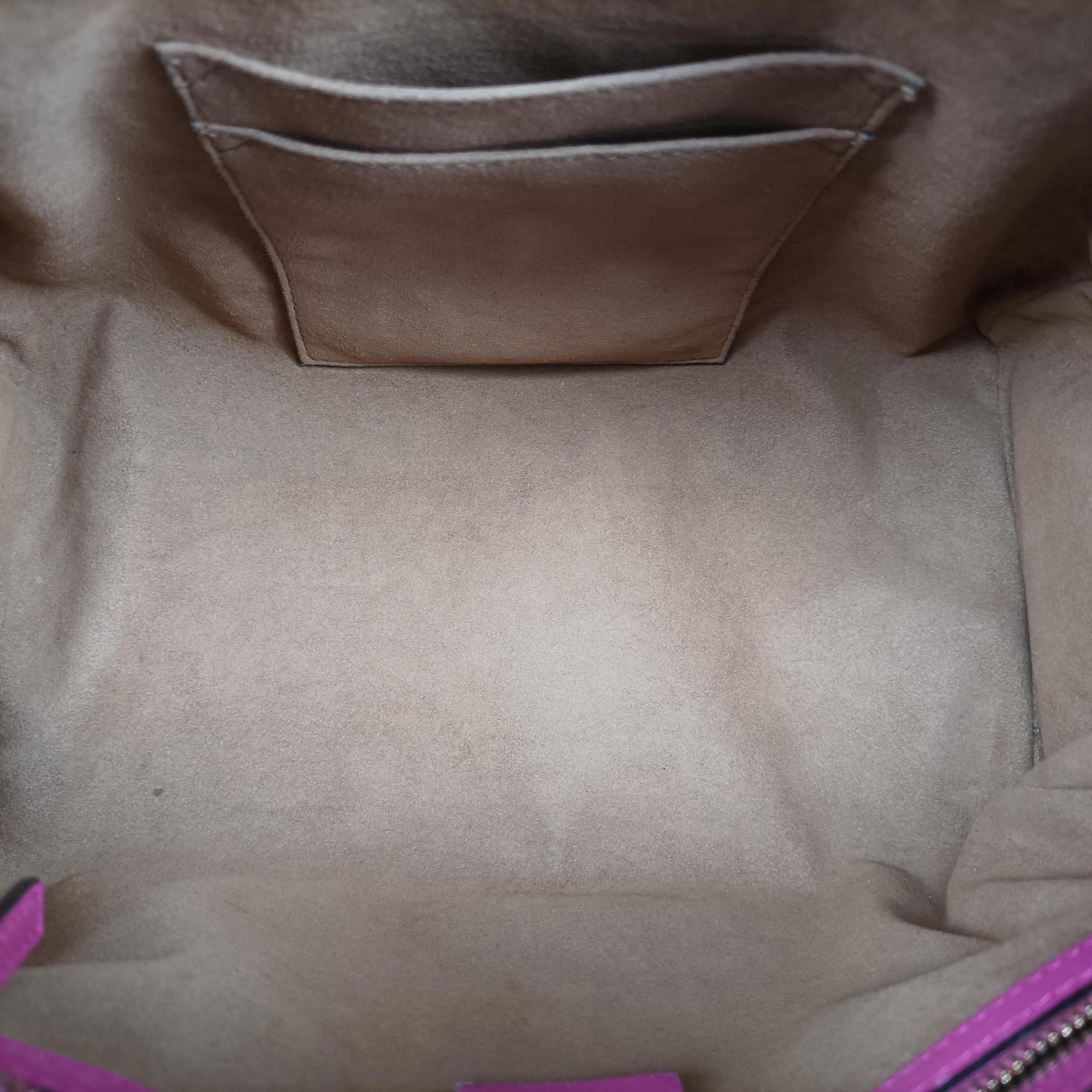 Vintage Gucci GG SUPREME beige×red×pink PVC coated canvas×leather 409529 handbag | stylenewstar
