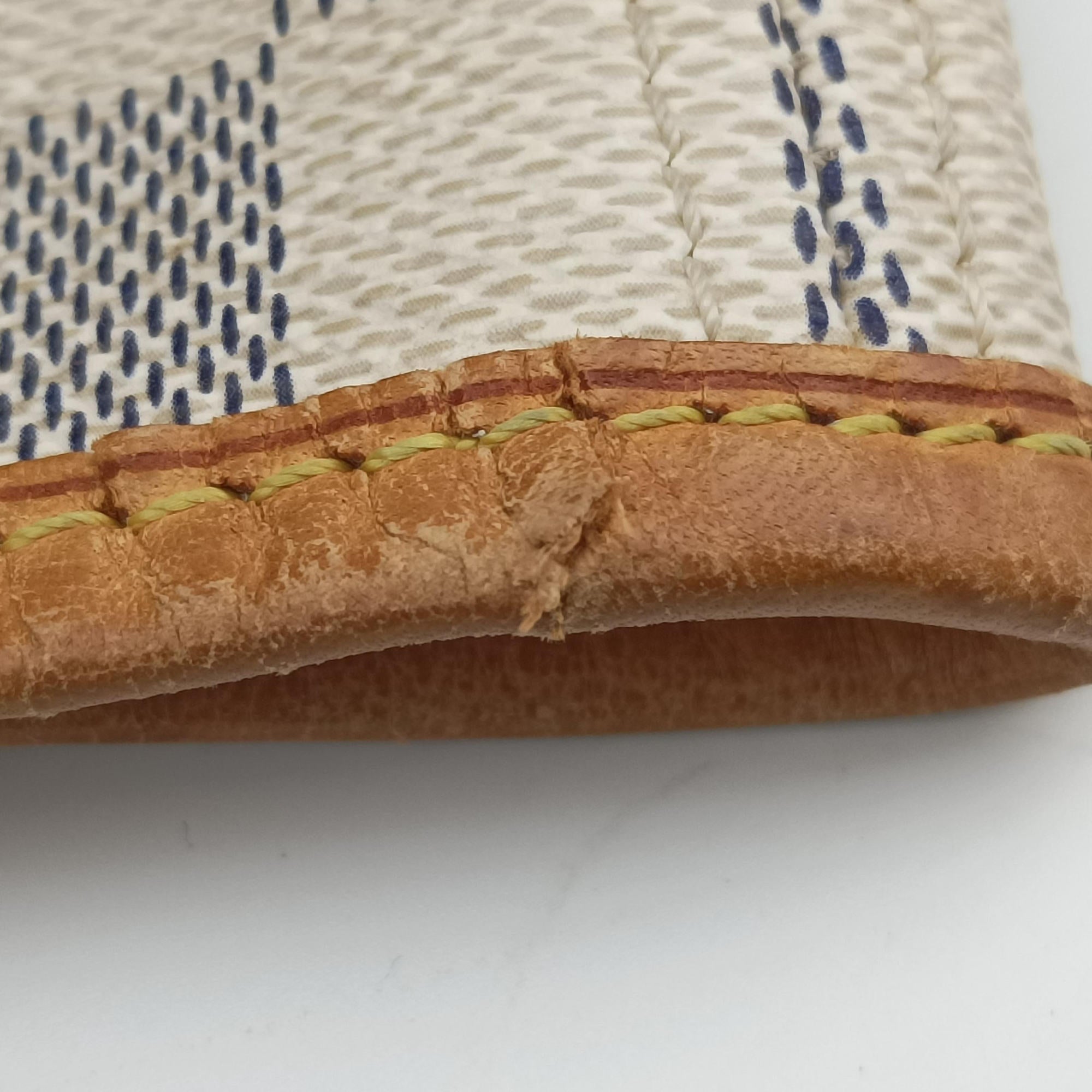 Pre-owned Louis Vuitton Neverfull MM Azur Damier Canvas N51107 shoulderbag | stylenewstar