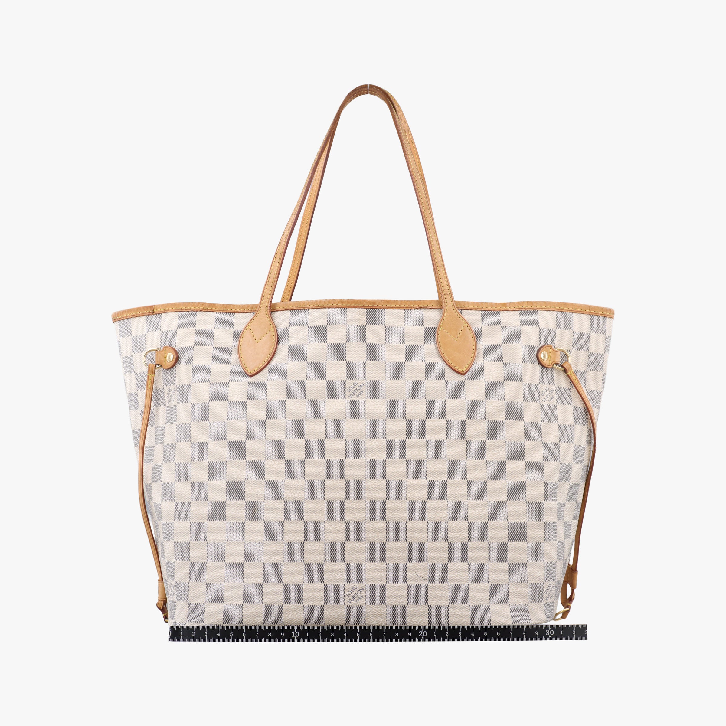 Pre-owned Louis Vuitton Neverfull MM Azur Damier Canvas N51107 shoulderbag | stylenewstar