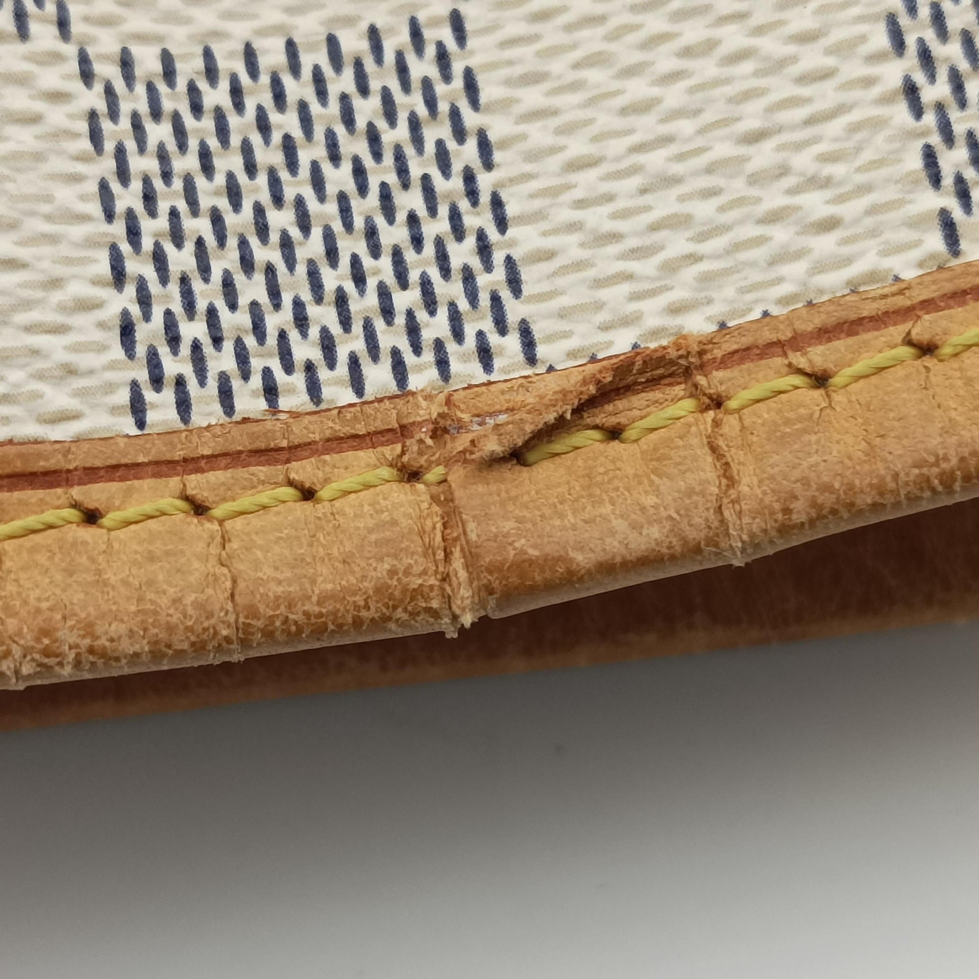 Pre-owned Louis Vuitton Neverfull MM Azur Damier Canvas N51107 shoulderbag | stylenewstar
