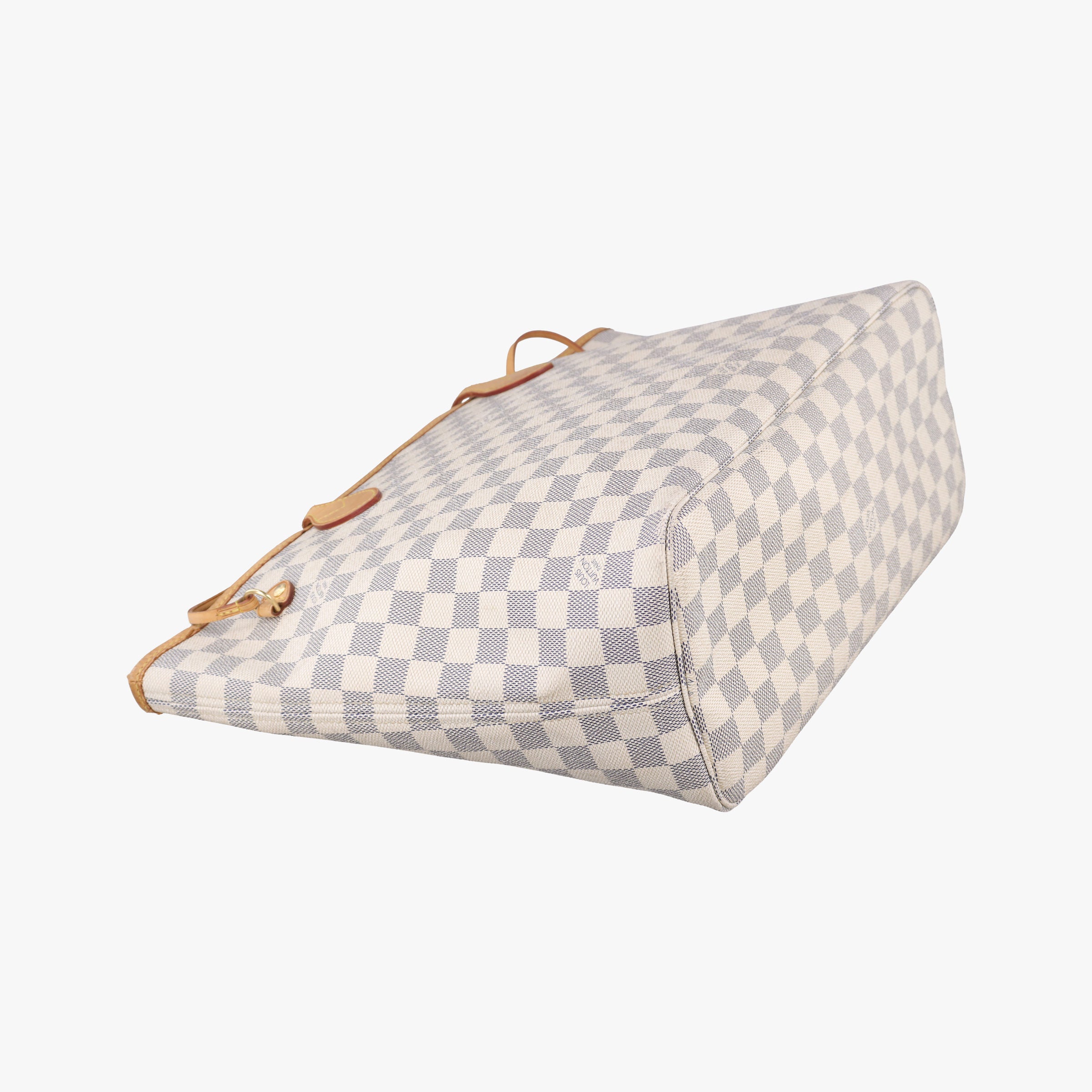 Pre-owned Louis Vuitton Neverfull MM Azur Damier Canvas N51107 shoulderbag | stylenewstar