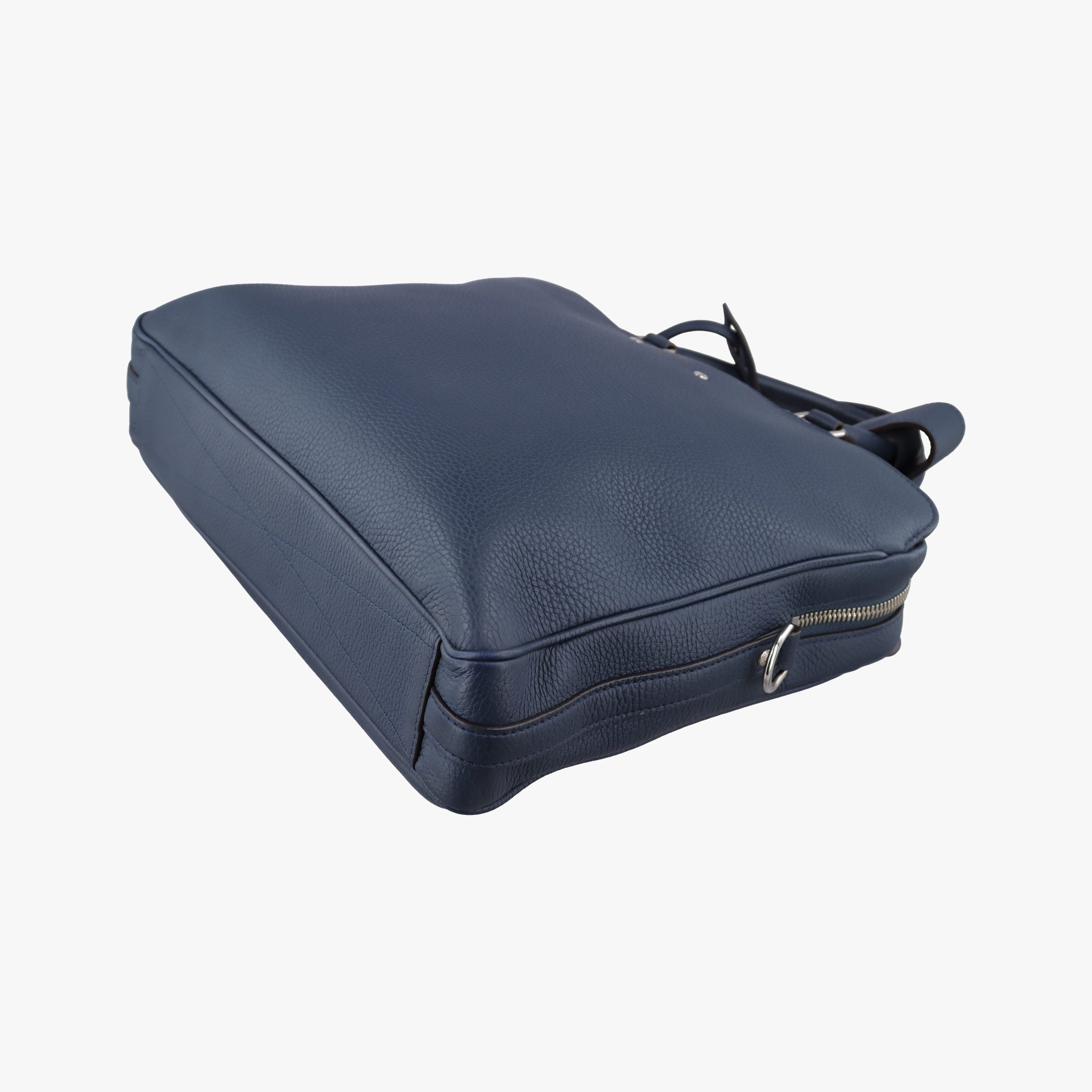 Pre-owned Louis Vuitton Armand Briefcase MM Navy Taurillon leather M54380 shoulderbag | stylenewstar