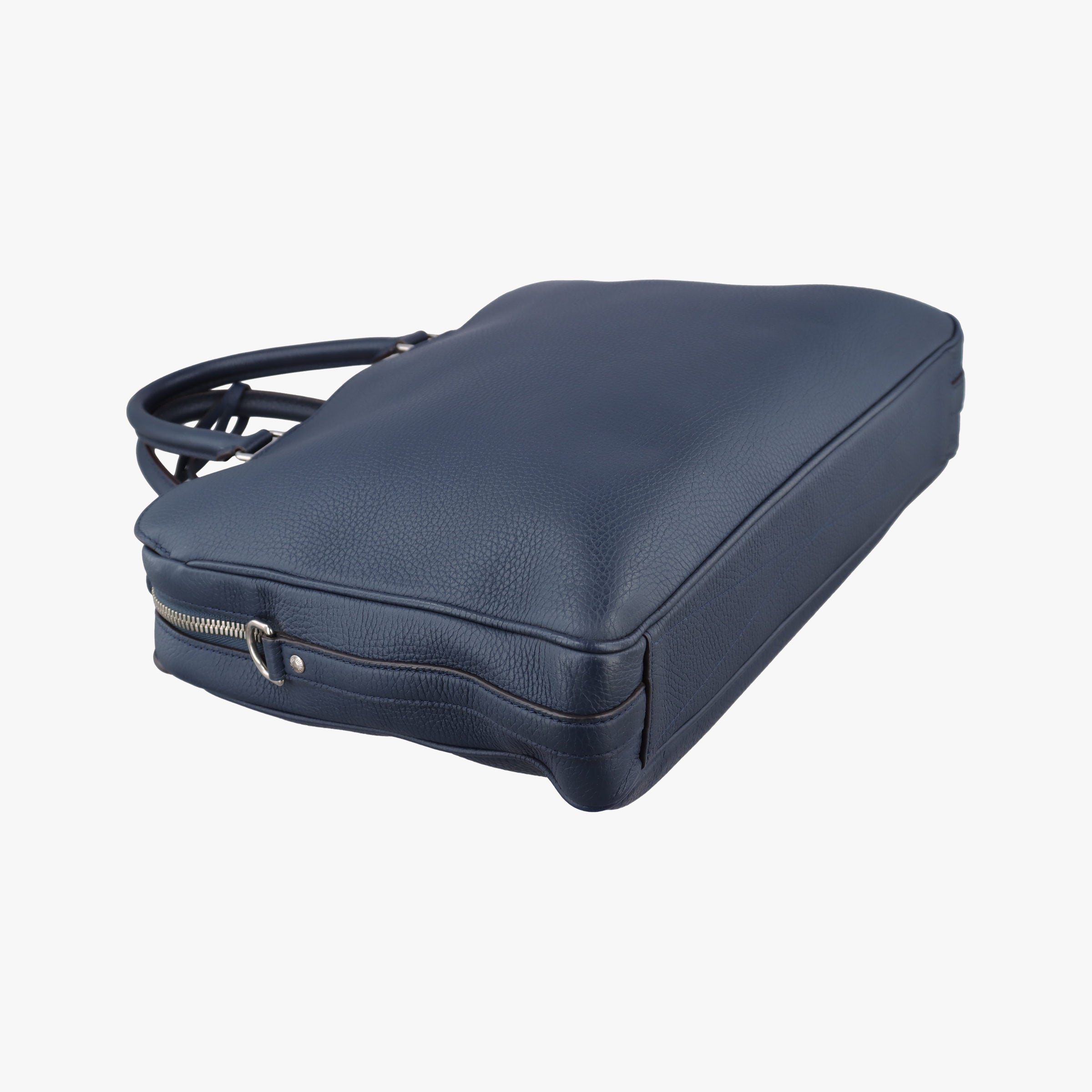 Pre-owned Louis Vuitton Armand Briefcase MM Navy Taurillon leather M54380 shoulderbag | stylenewstar
