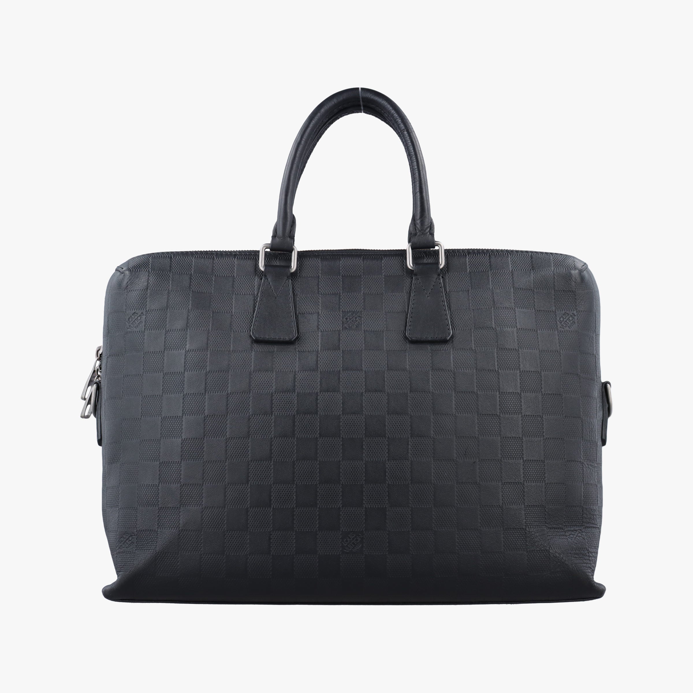 Secondhand Louis Vuitton Porte Documents Jour Noir Damier Graphite N48224 handbag | stylenewstar