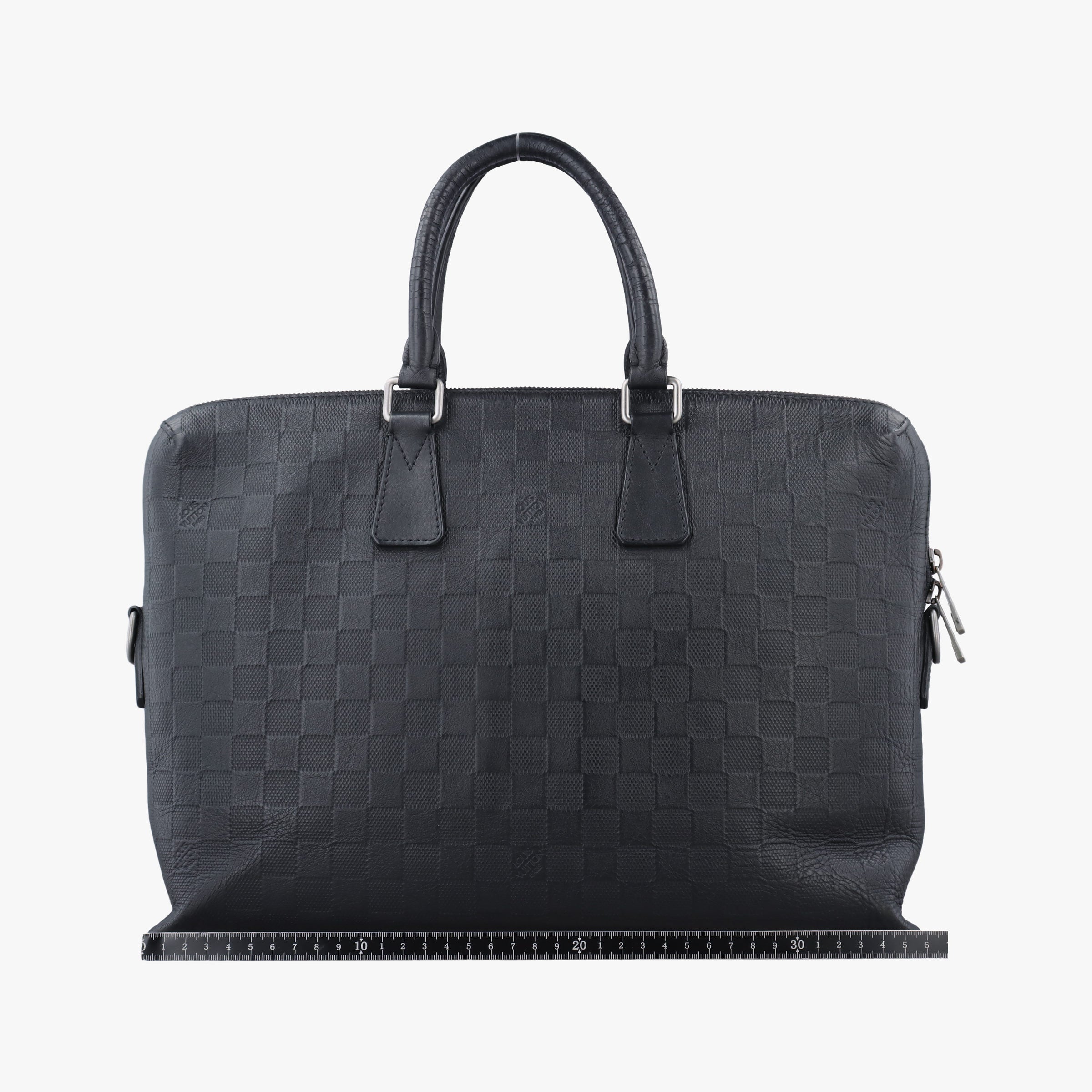 Secondhand Louis Vuitton Porte Documents Jour Noir Damier Graphite N48224 handbag | stylenewstar